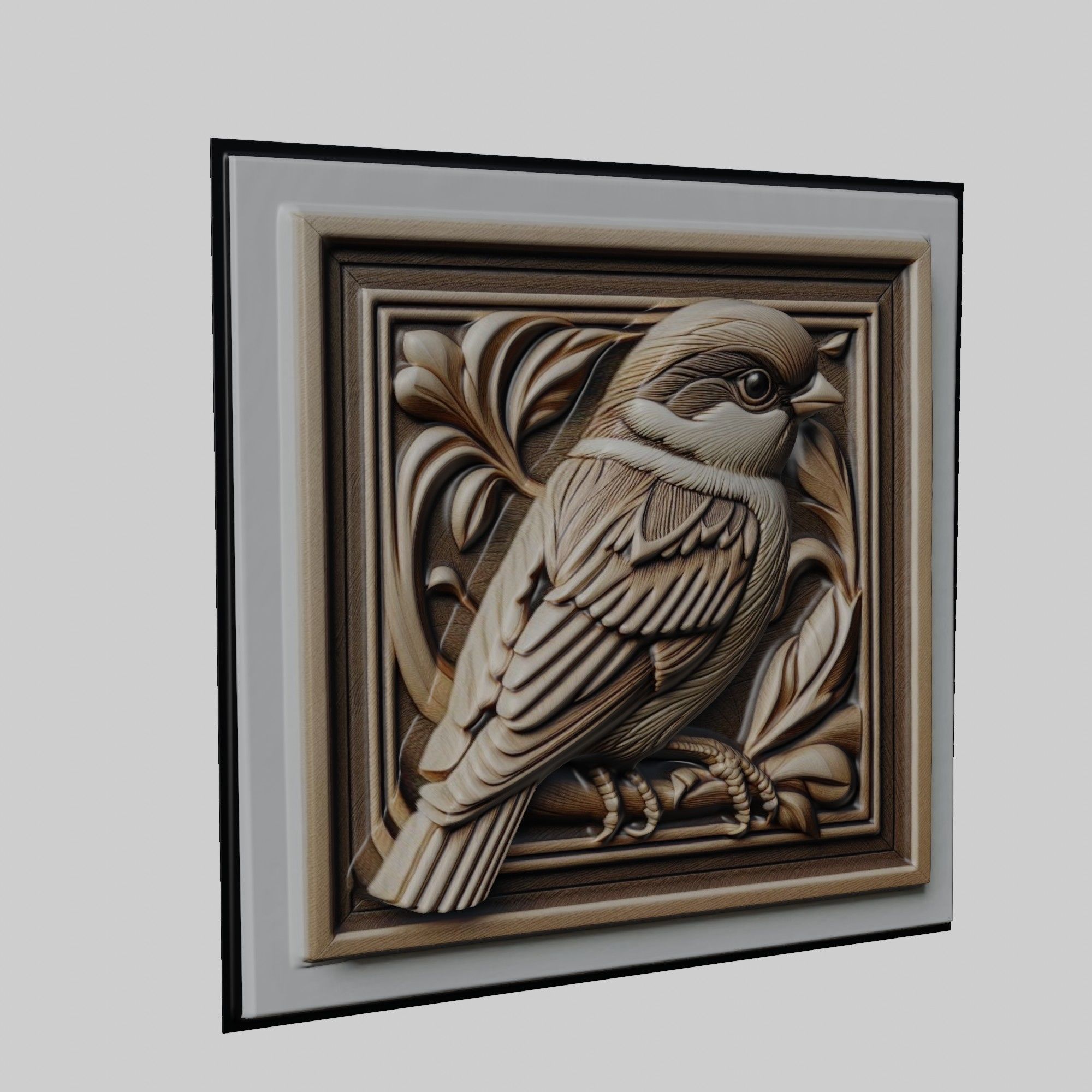 Sparrow Animal 3D print model_1