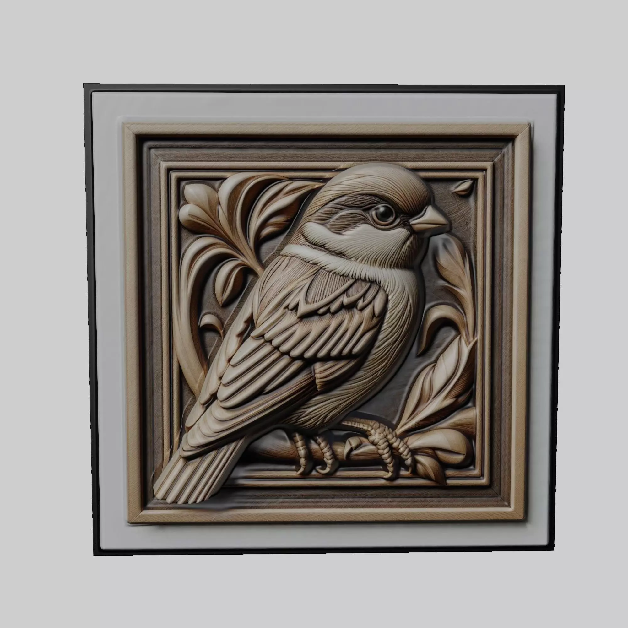 Sparrow Animal 3D print model_0