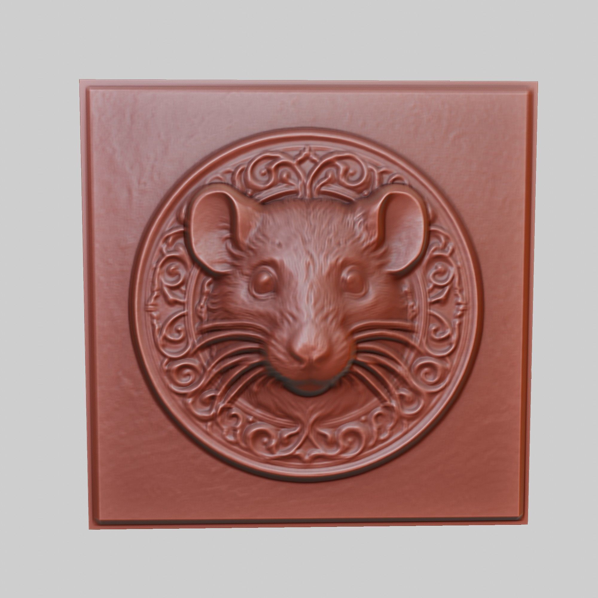 Rat Animal 3D print model_2