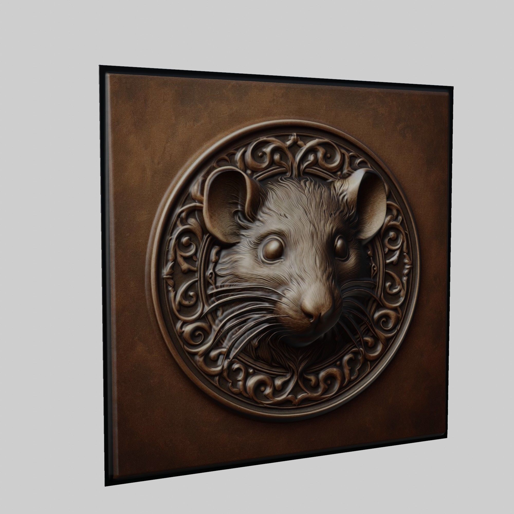 Rat Animal 3D print model_1