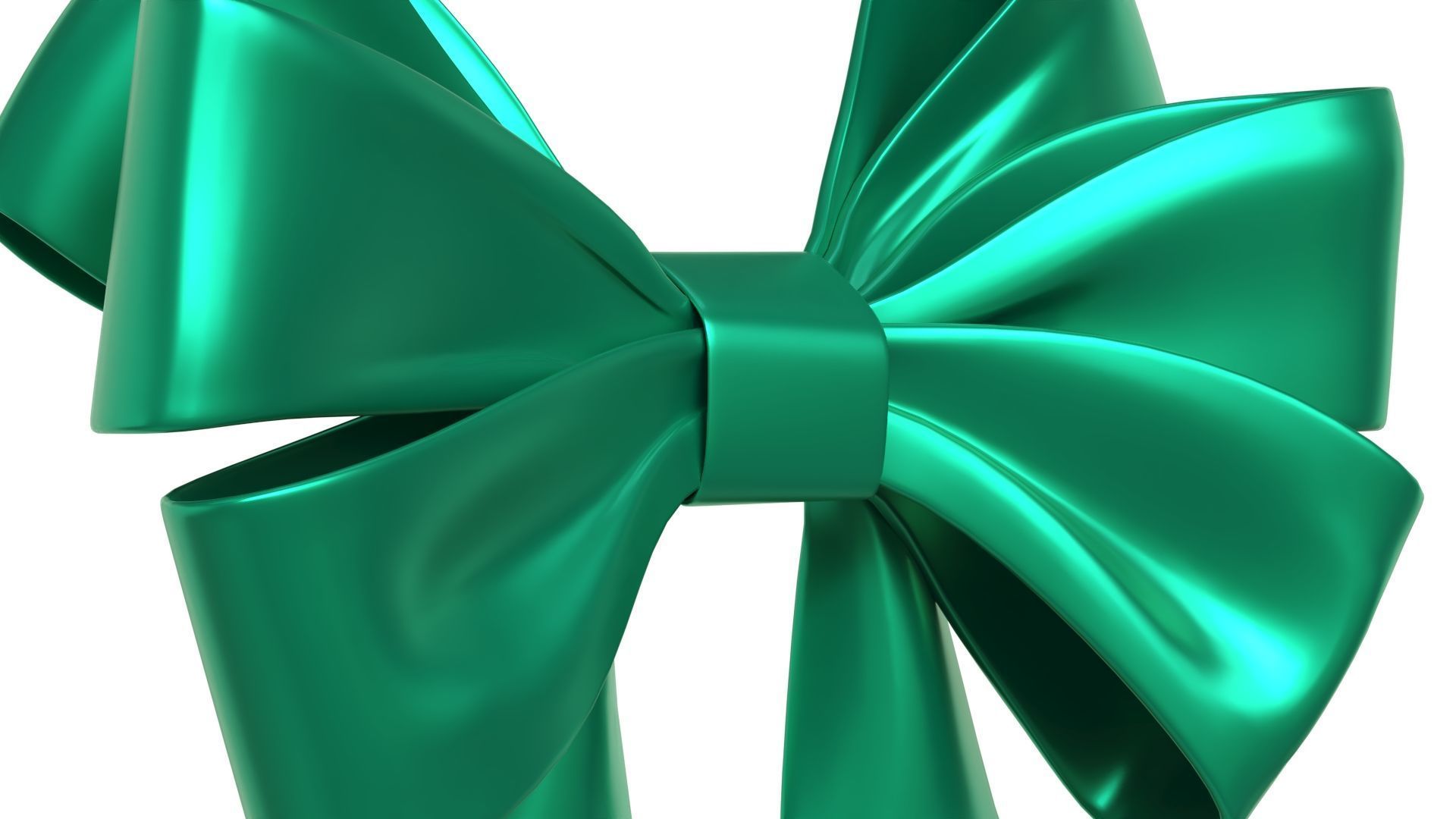 Christmas Bow Ribbon 69 Low-poly 3D model_3