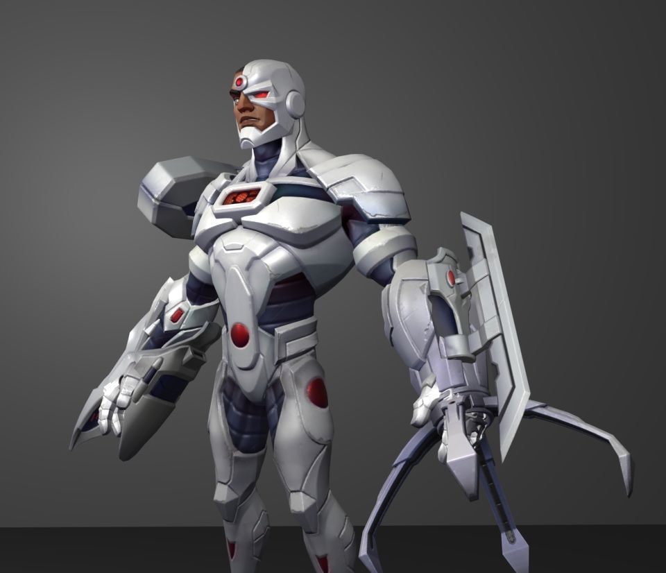 cyborg dcwc 3D model_2