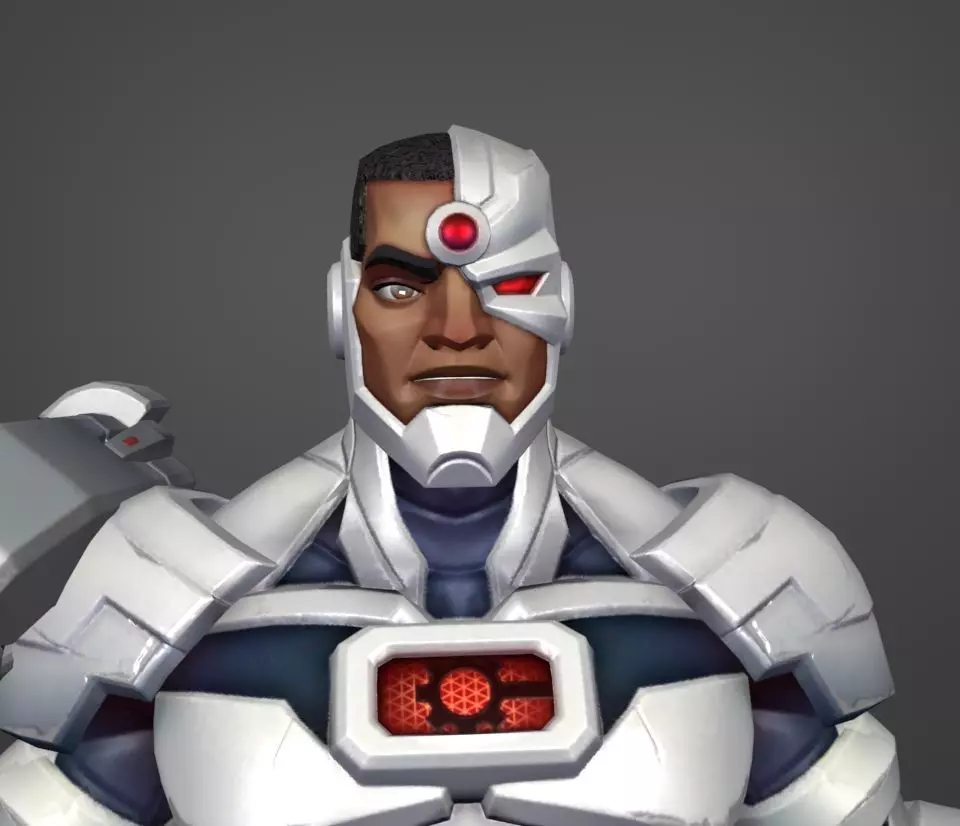 cyborg dcwc 3D model_0