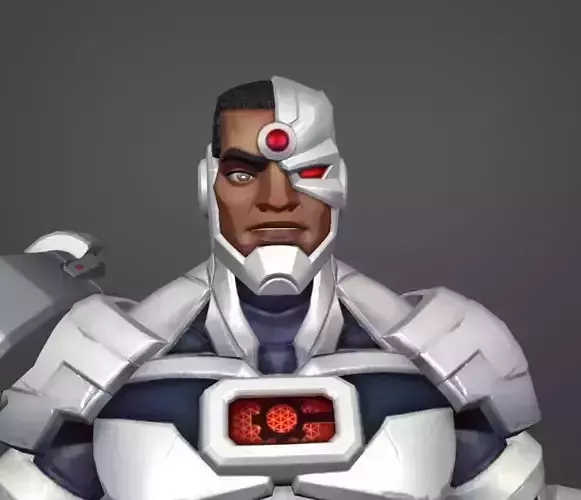 cyborg dcwc 3D model
