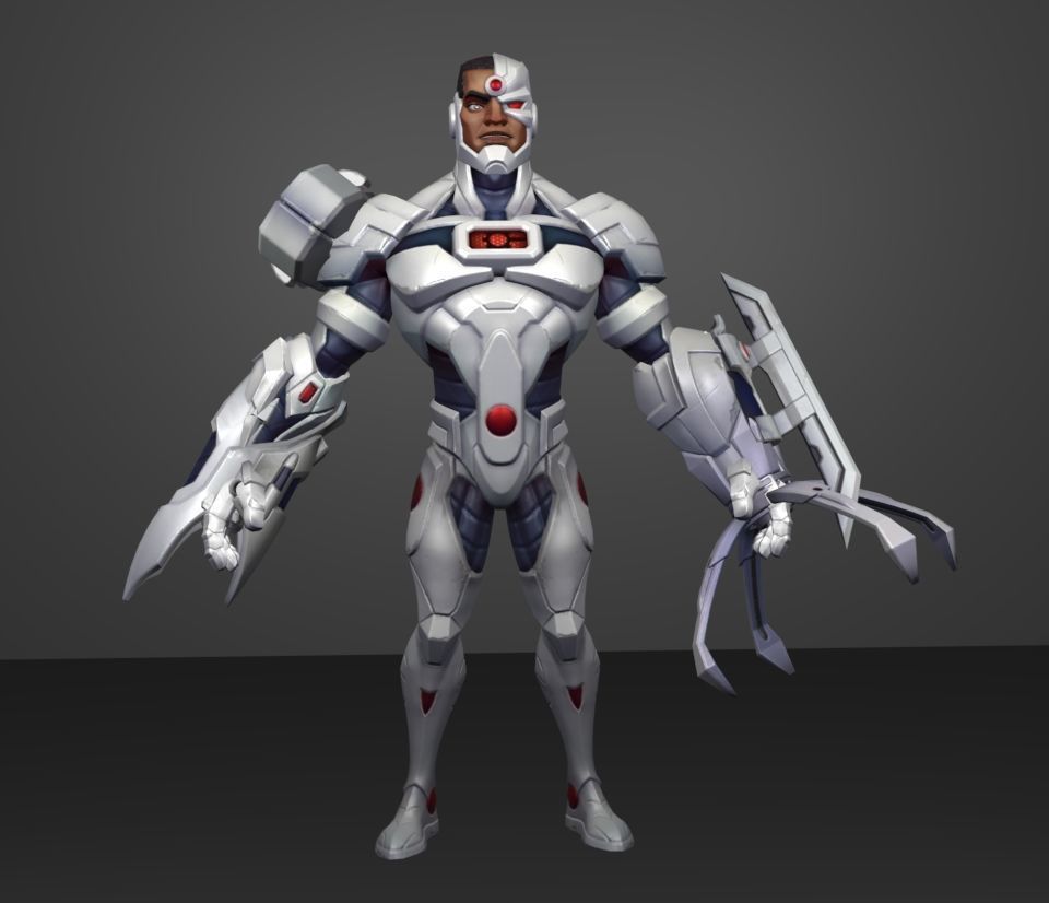 cyborg dcwc 3D model_1