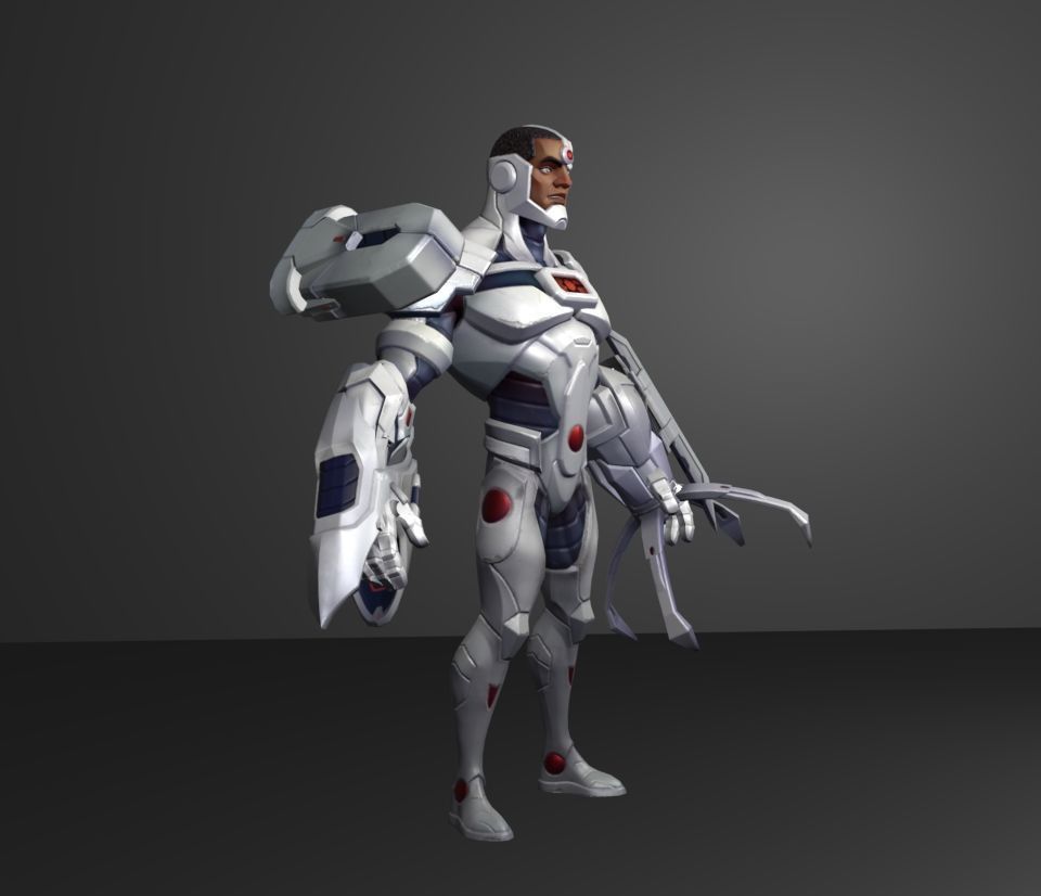 cyborg dcwc 3D model_3