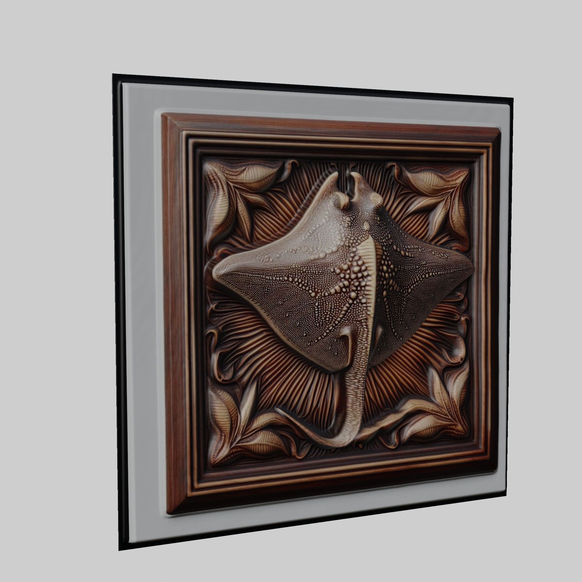 Stingray Animal 3D print model_1