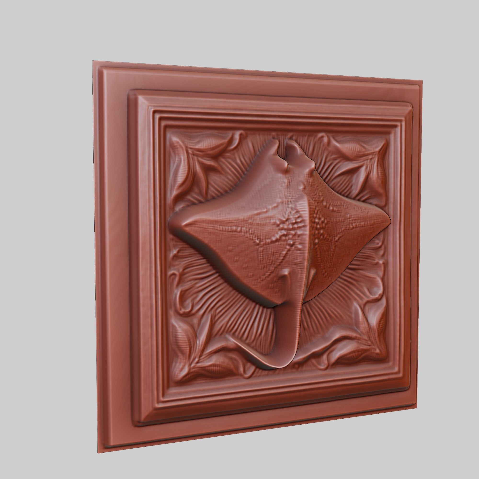 Stingray Animal 3D print model_3