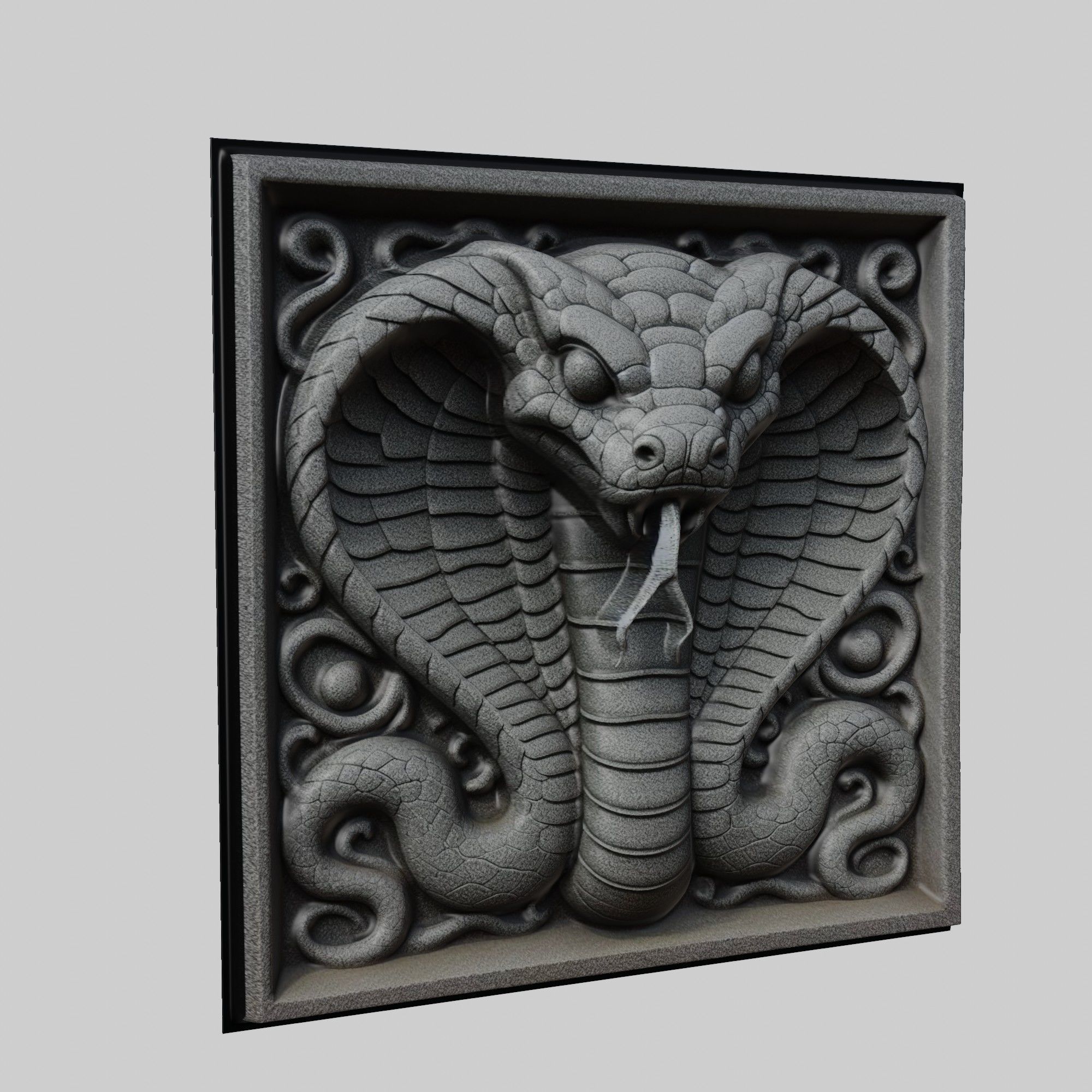 Snake Animal 3D print model_1