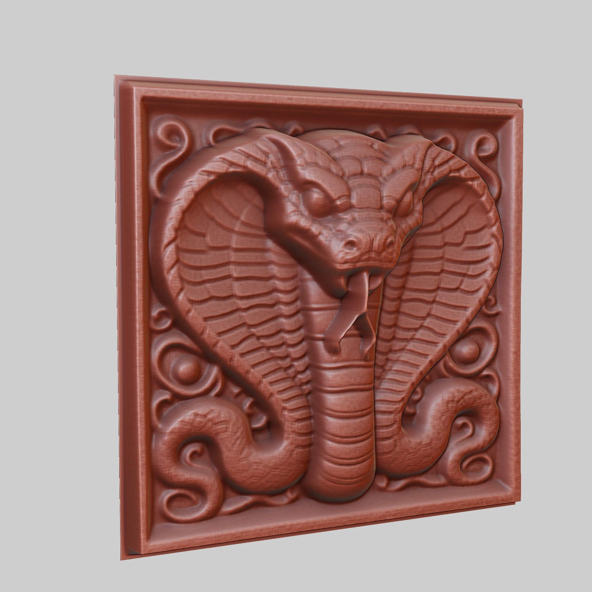 Snake Animal 3D print model_3