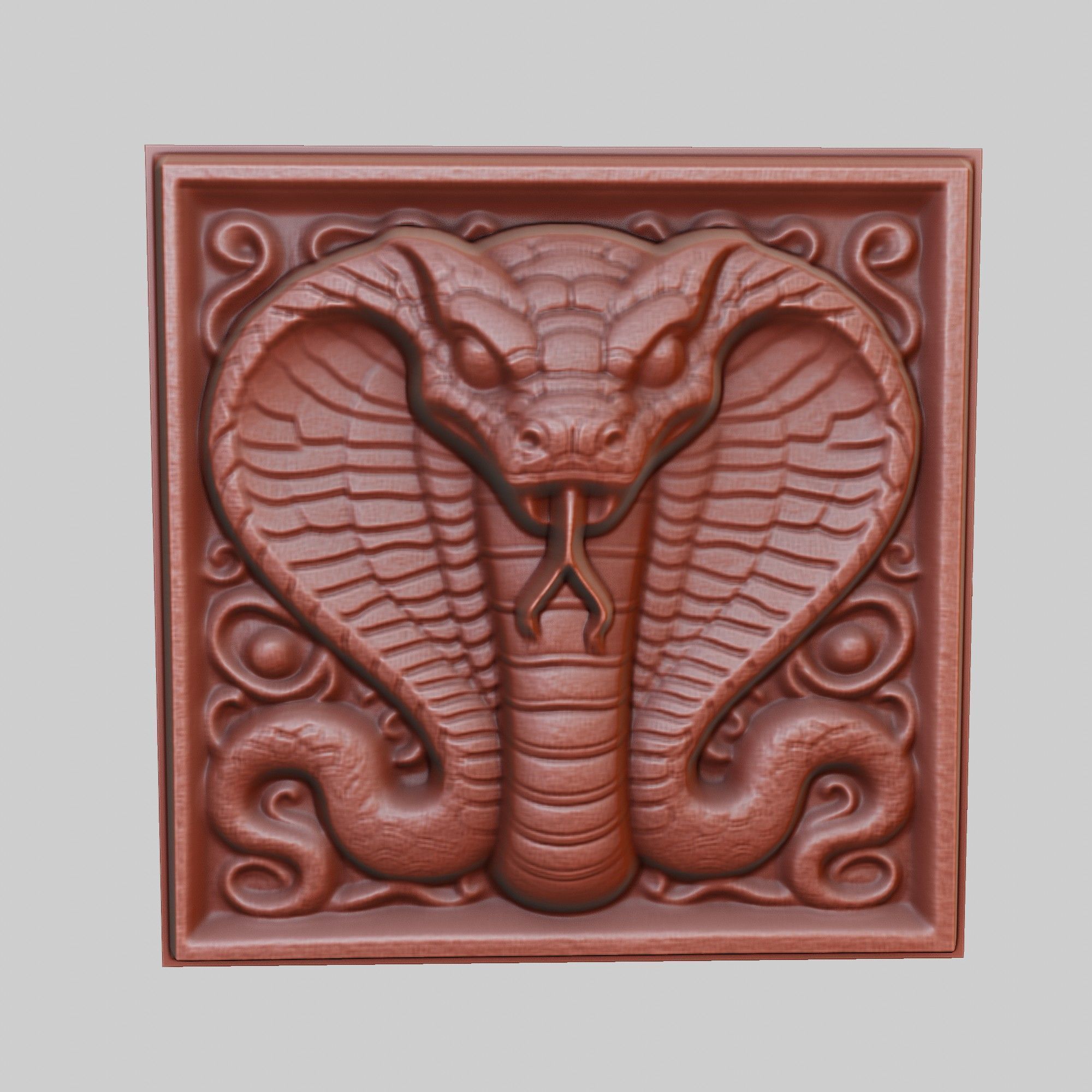 Snake Animal 3D print model_2