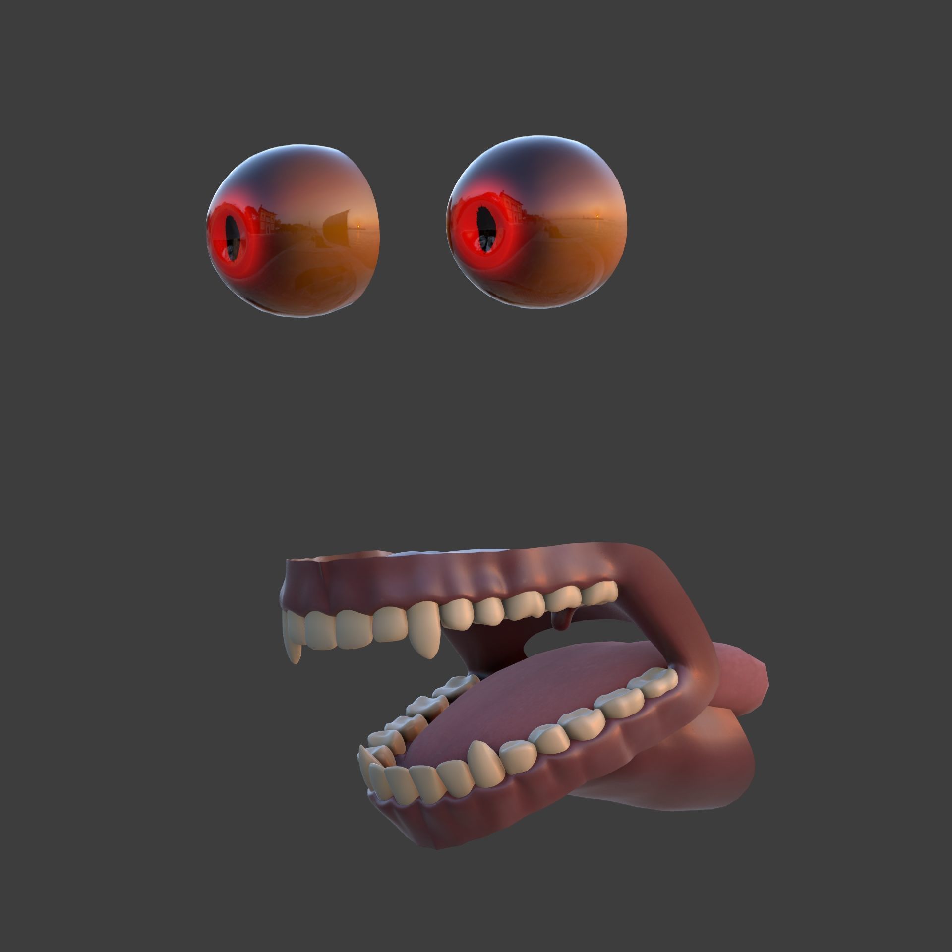 Monster - Demon with High Quality FK-IK Rigging Low-poly 3D model_22