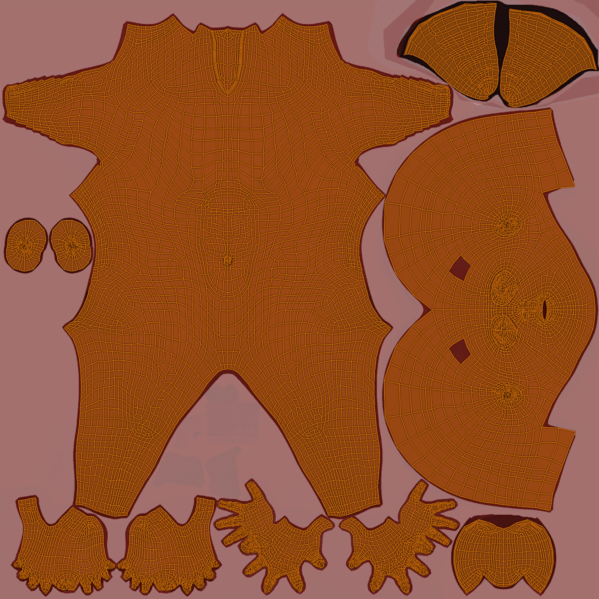 Monster - Demon with High Quality FK-IK Rigging Low-poly 3D model_2