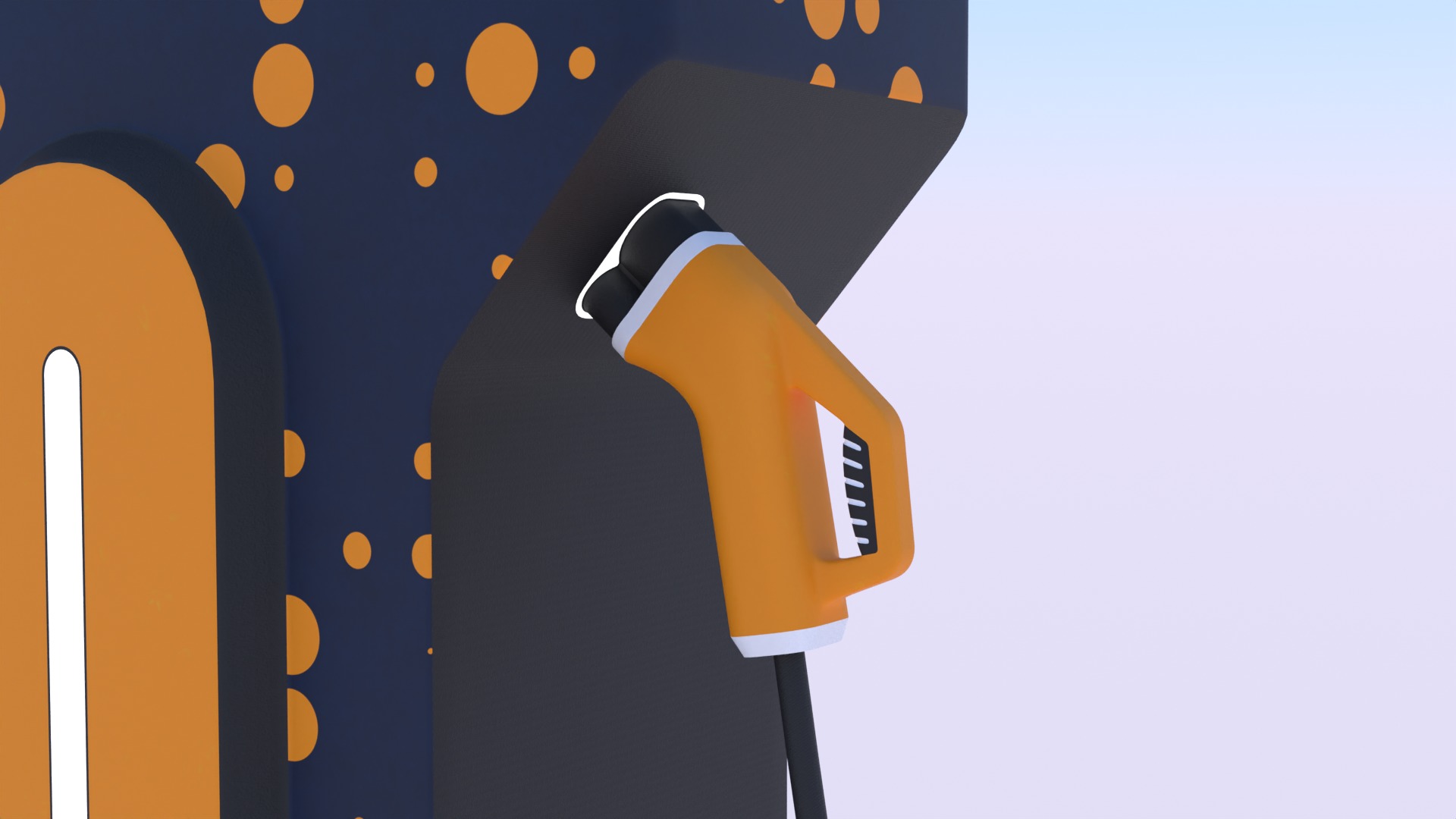 EV charger VII PBR 8K 3D model_5