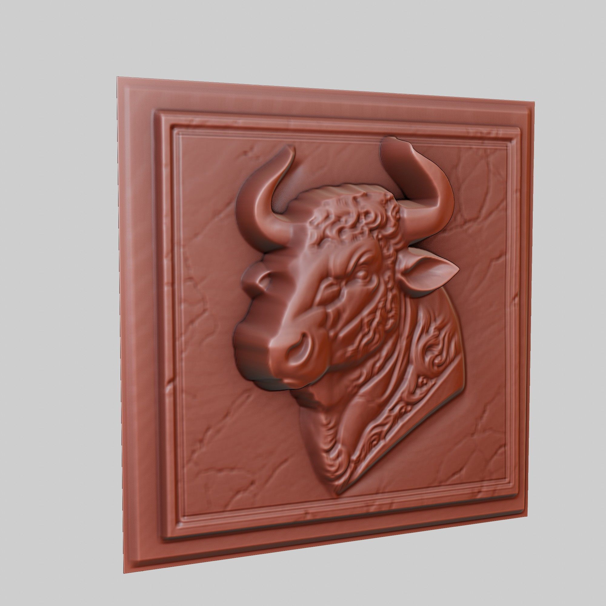 Bull Animal 3D print model_3