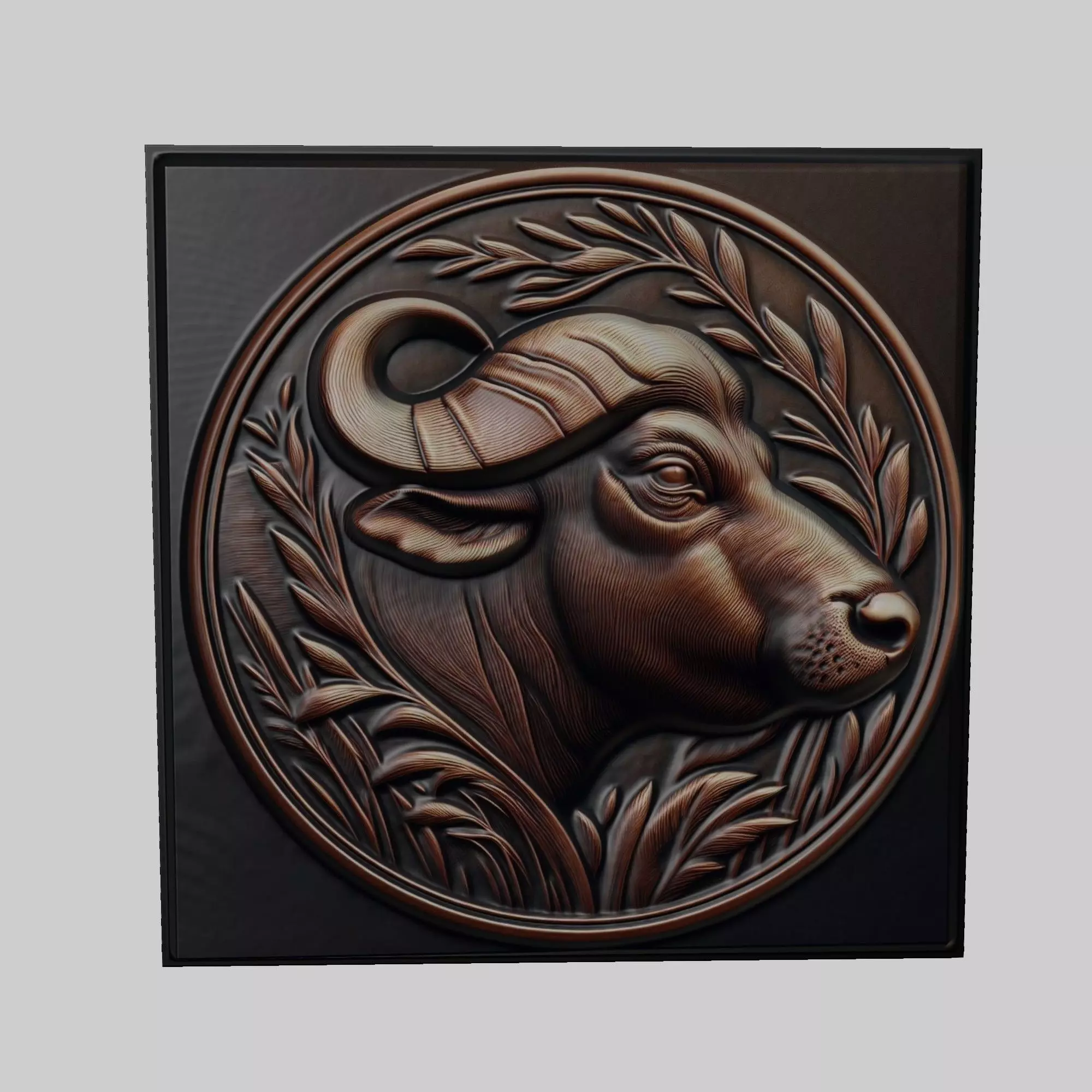 Buffalo Animal 3D print model_0