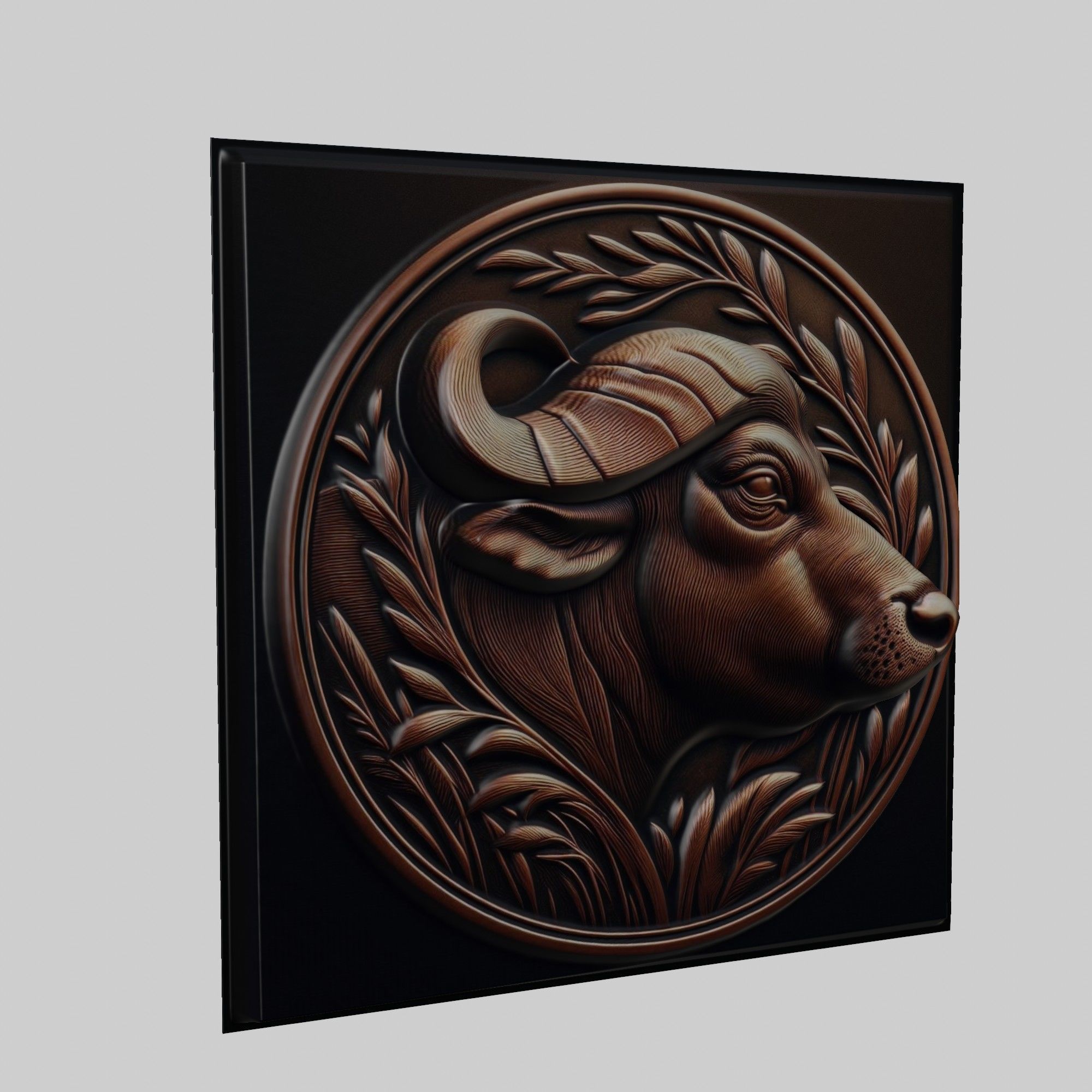 Buffalo Animal 3D print model_1