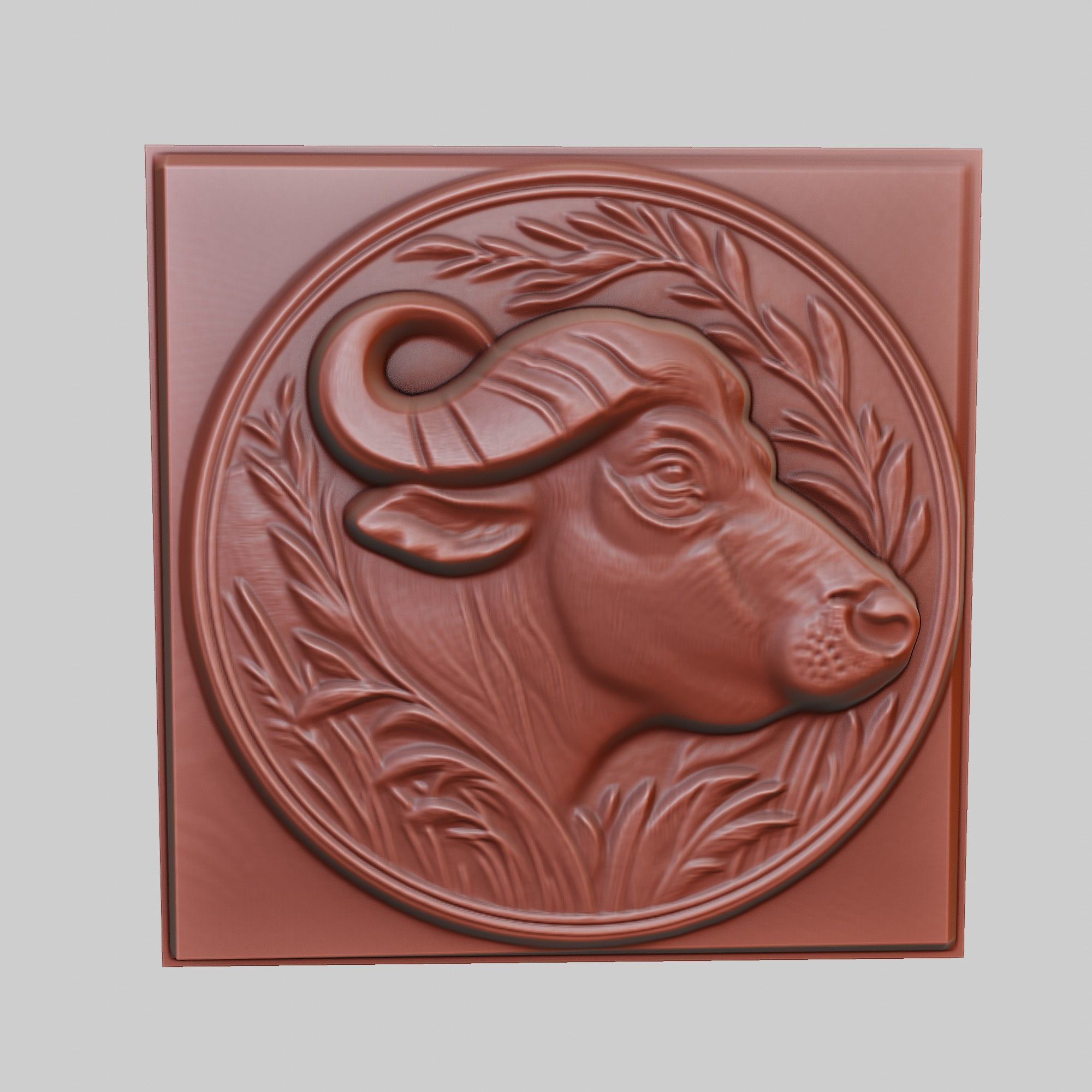 Buffalo Animal 3D print model_2