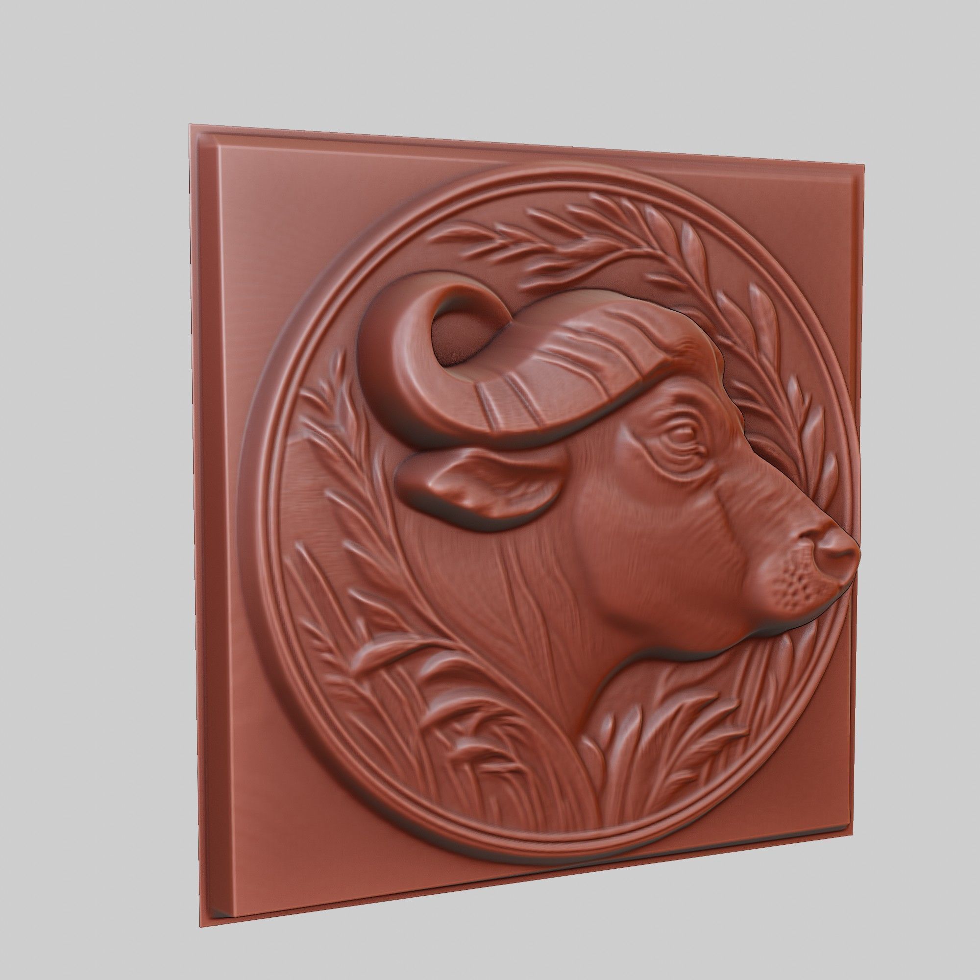 Buffalo Animal 3D print model_3