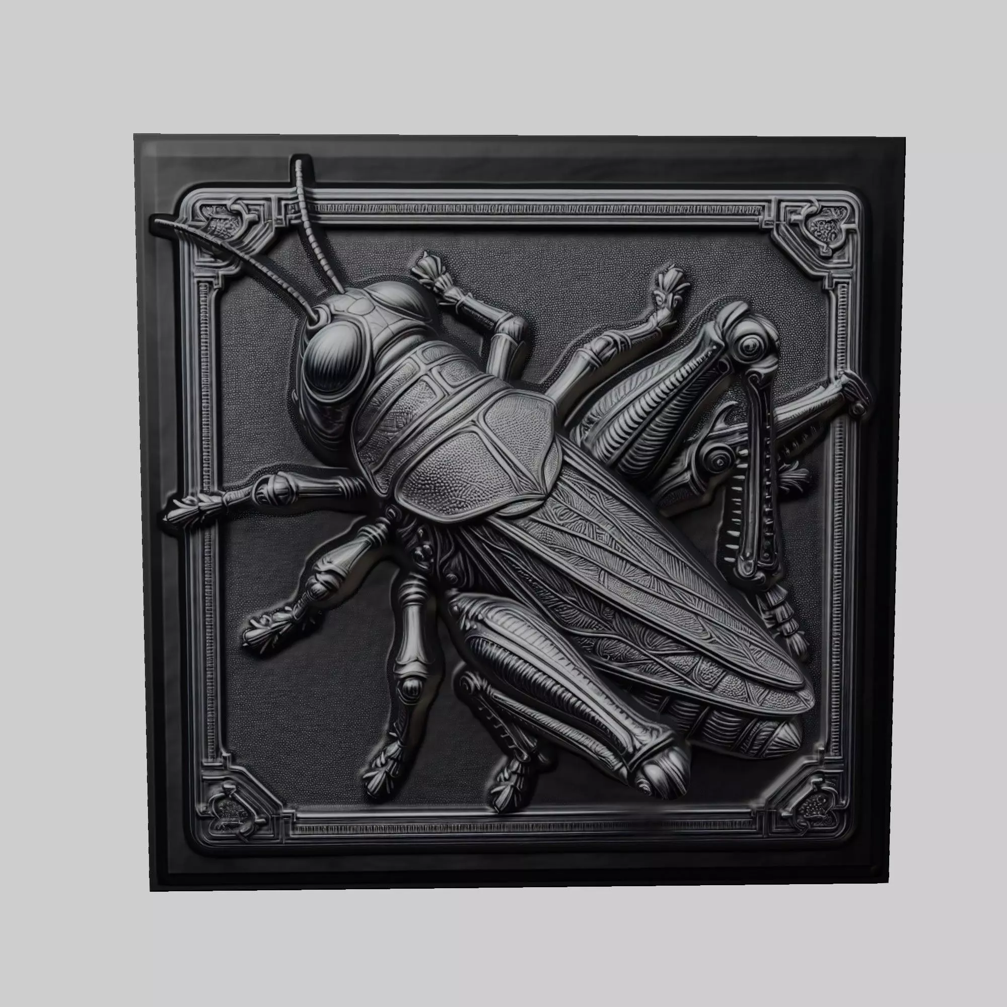 Grasshopper Animal 3D print model_0