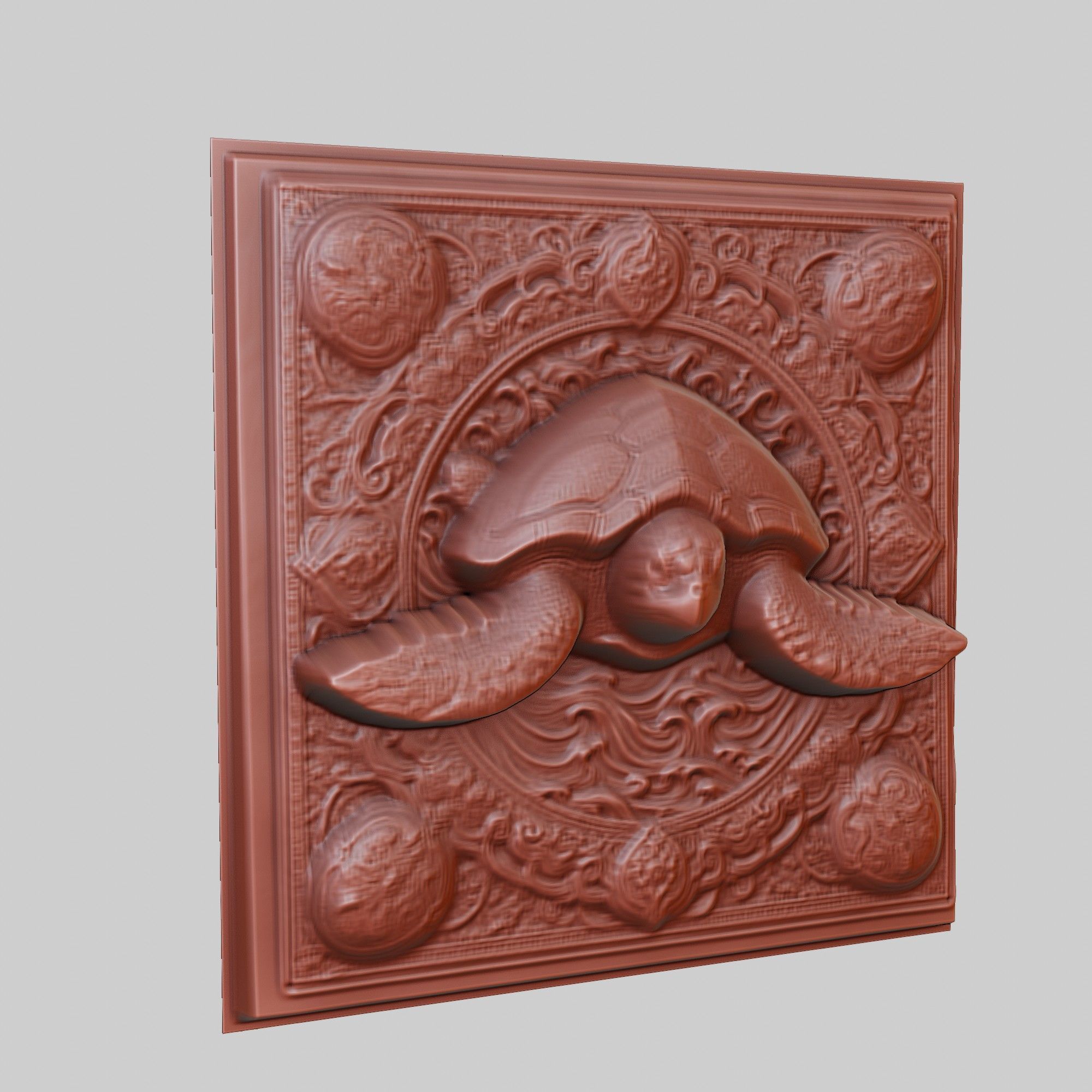 Sea Turtle Animal 3D print model_3