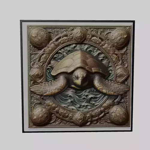 Sea Turtle Animal 3D print model