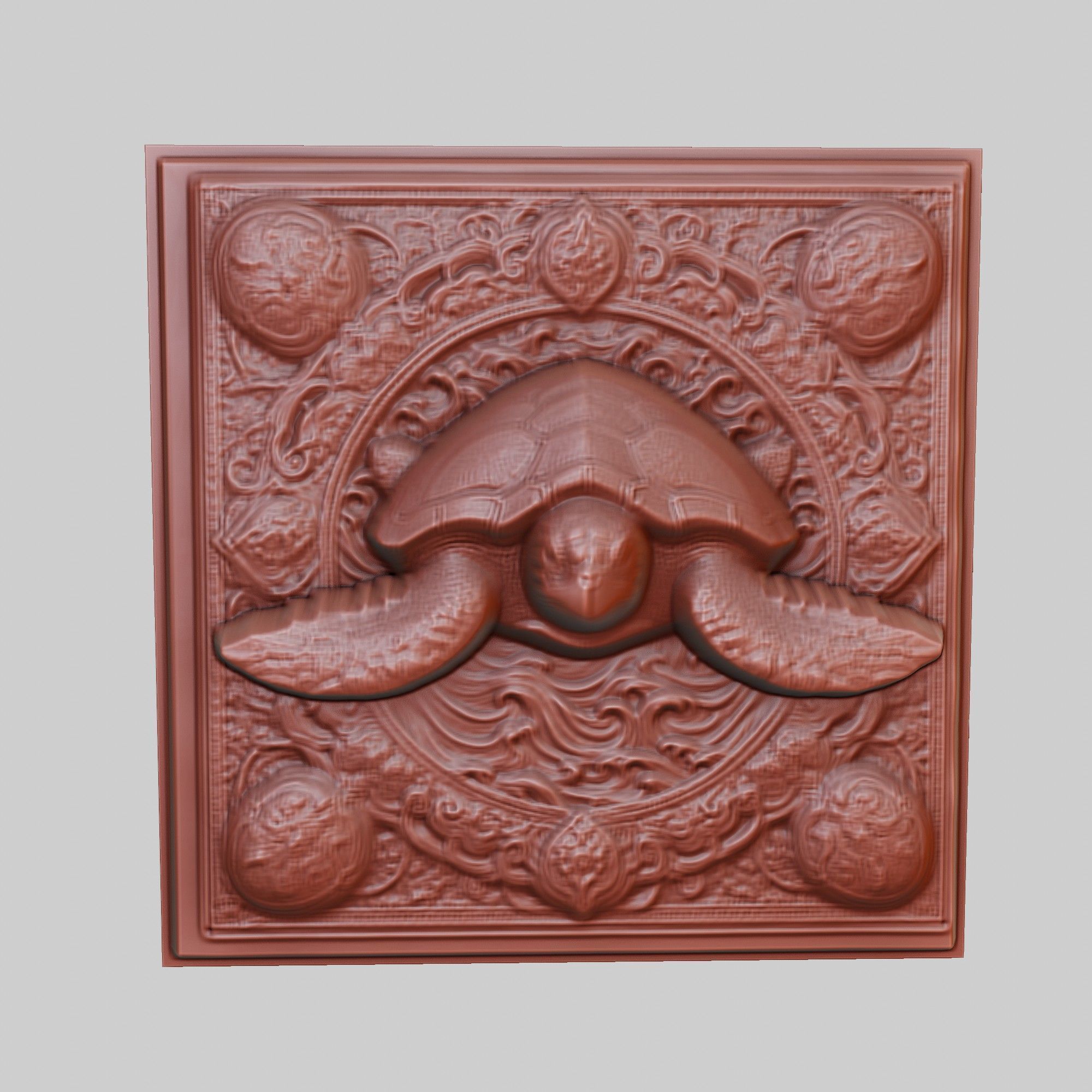 Sea Turtle Animal 3D print model_2