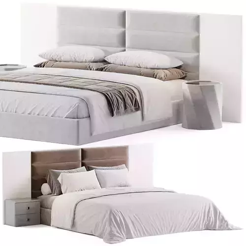 Barcellona bed by Mobilificio Sangiorgi 3D model