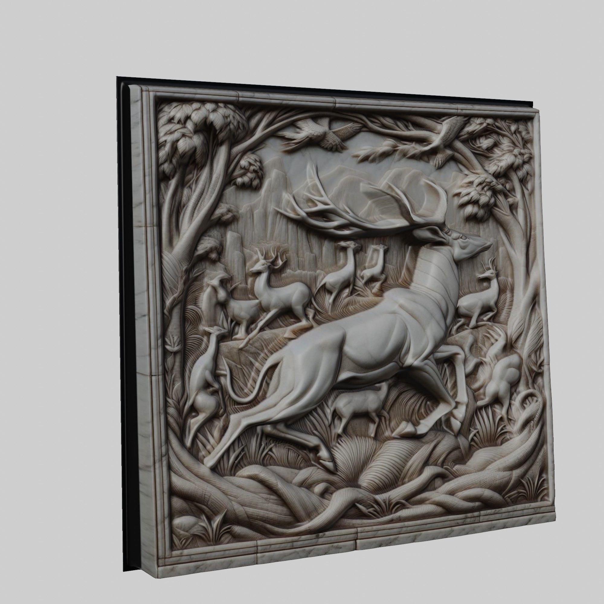 Impala Animal 3D print model_1