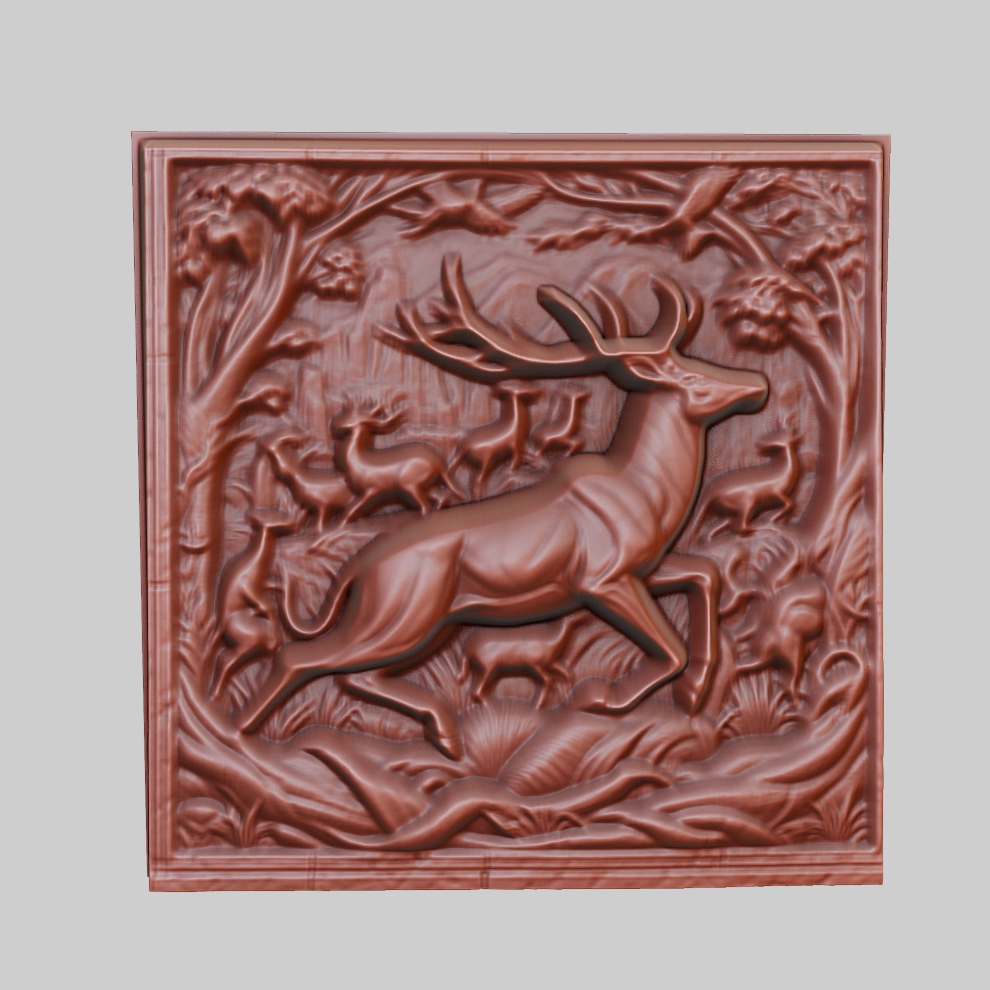 Impala Animal 3D print model_2