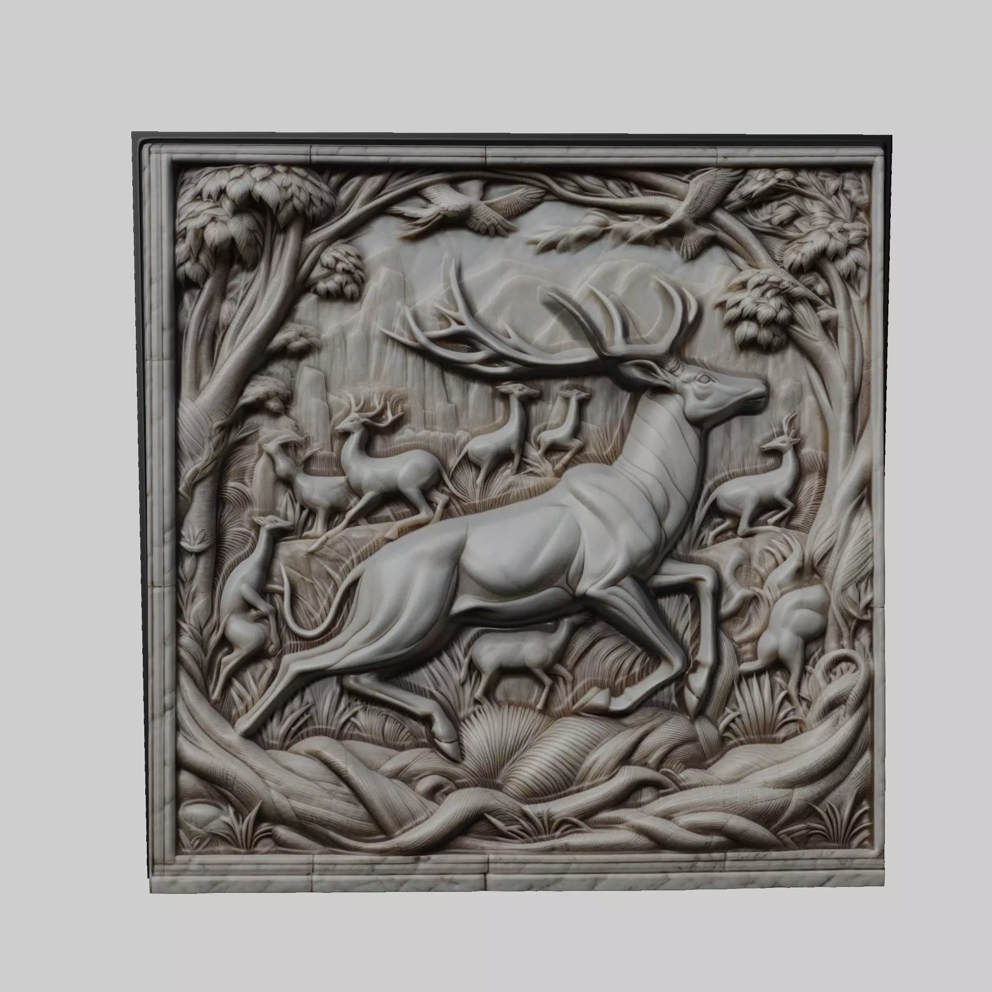 Impala Animal 3D print model_0