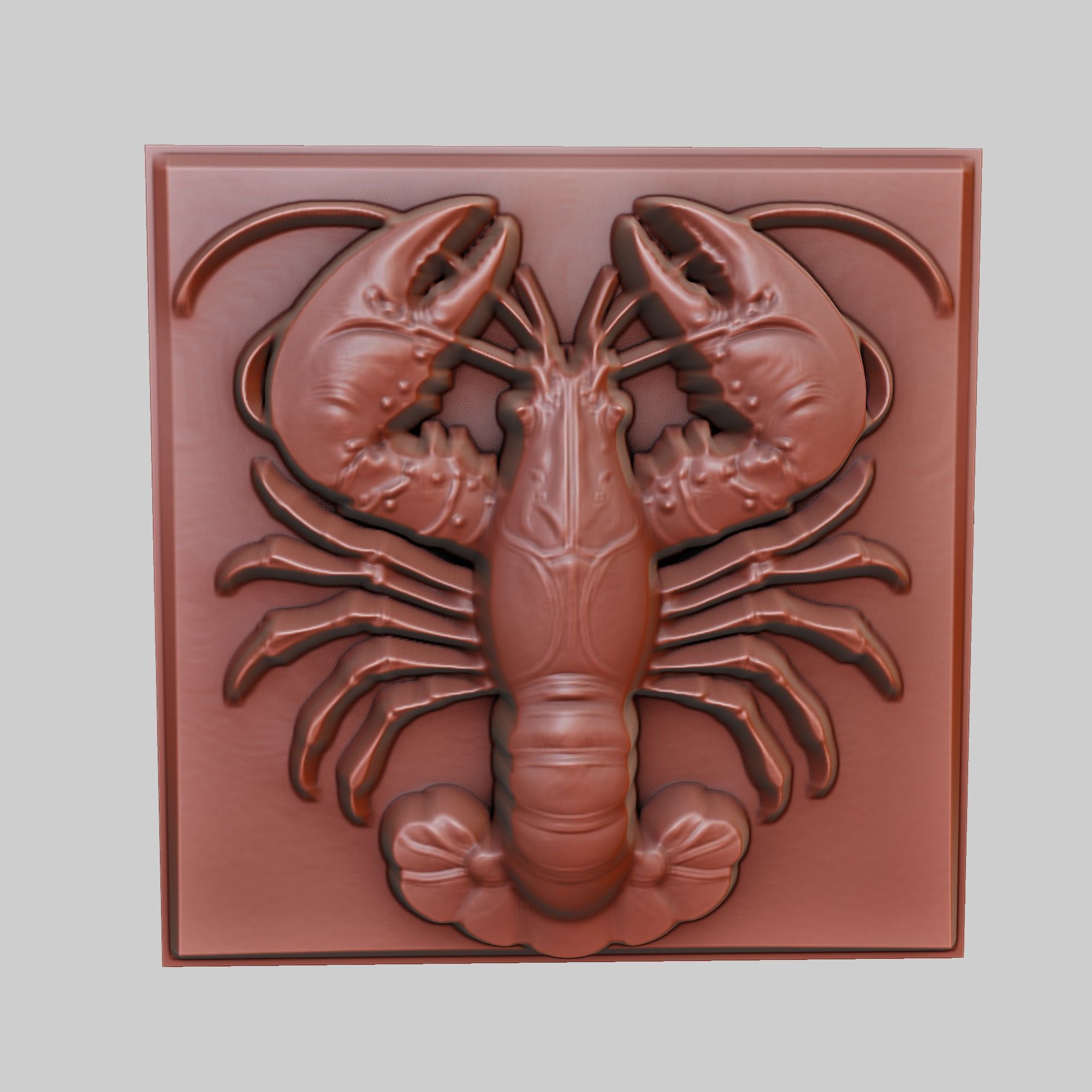 Lobster Animal 3D print model_2