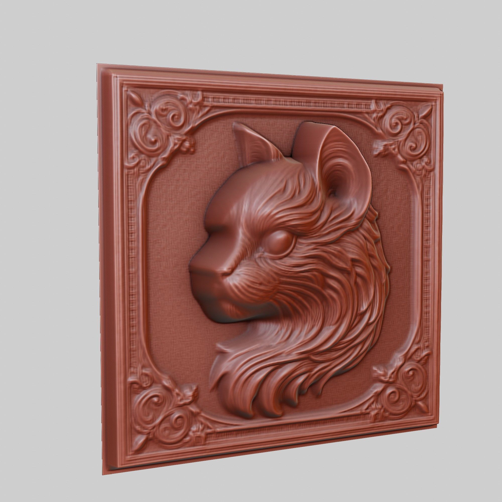 Cat Animal 3D print model_2