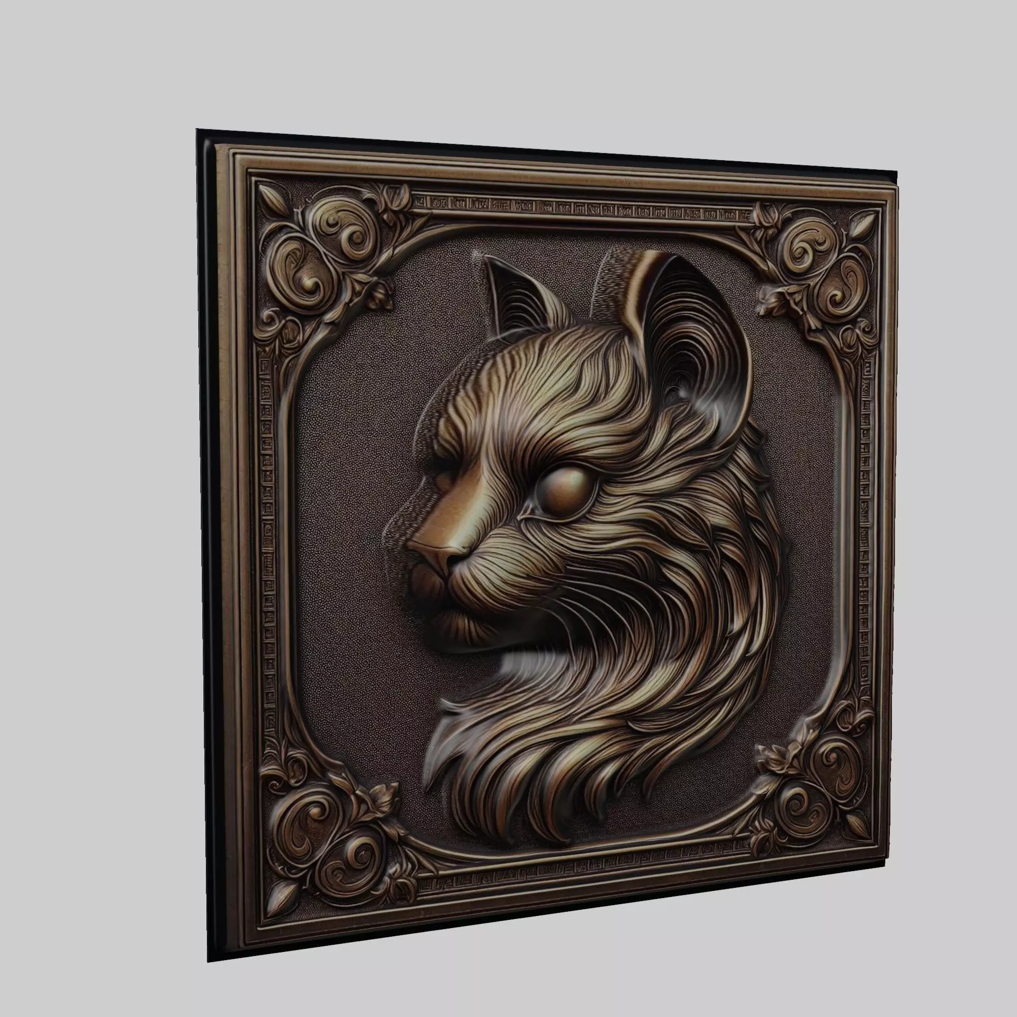 Cat Animal 3D print model_0