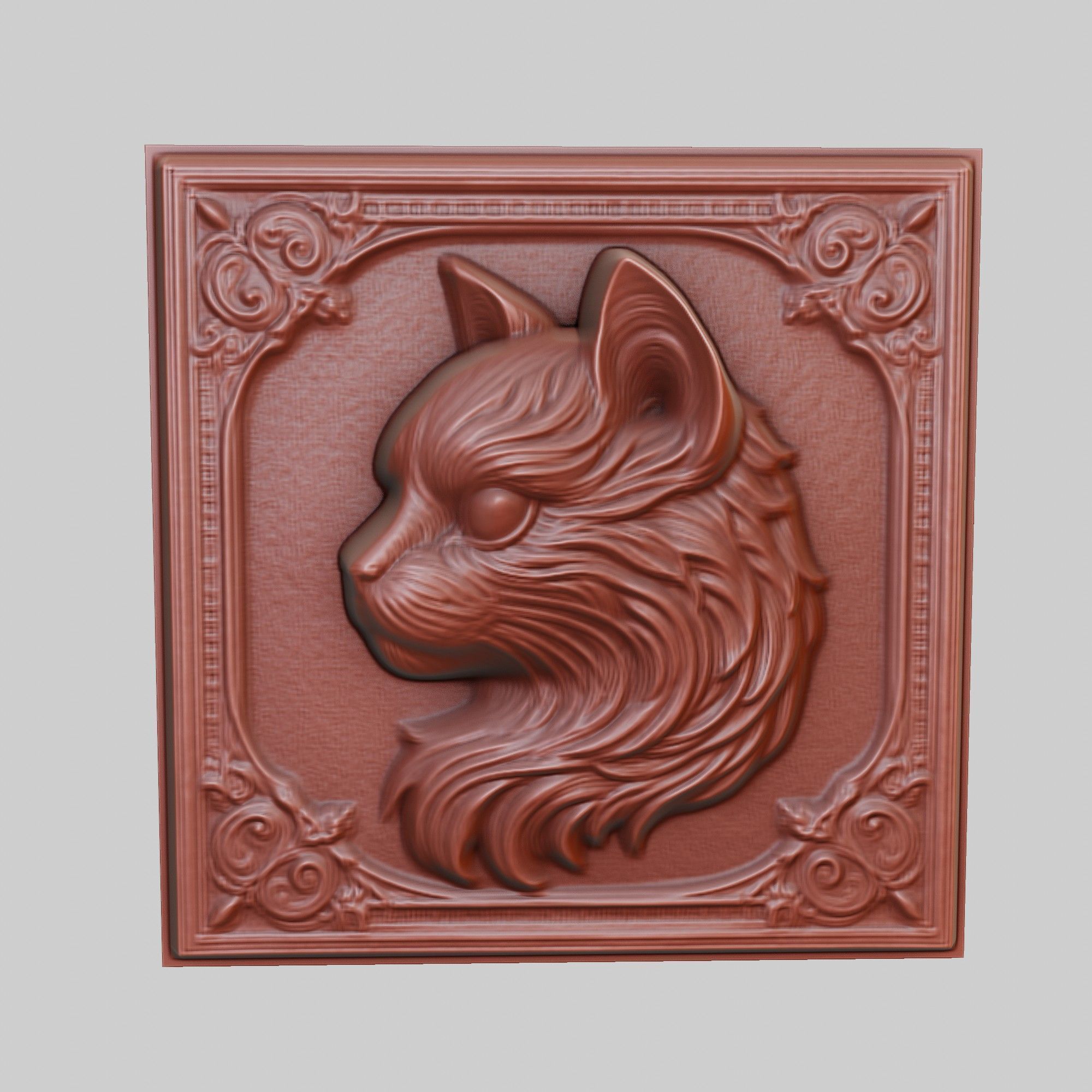 Cat Animal 3D print model_3