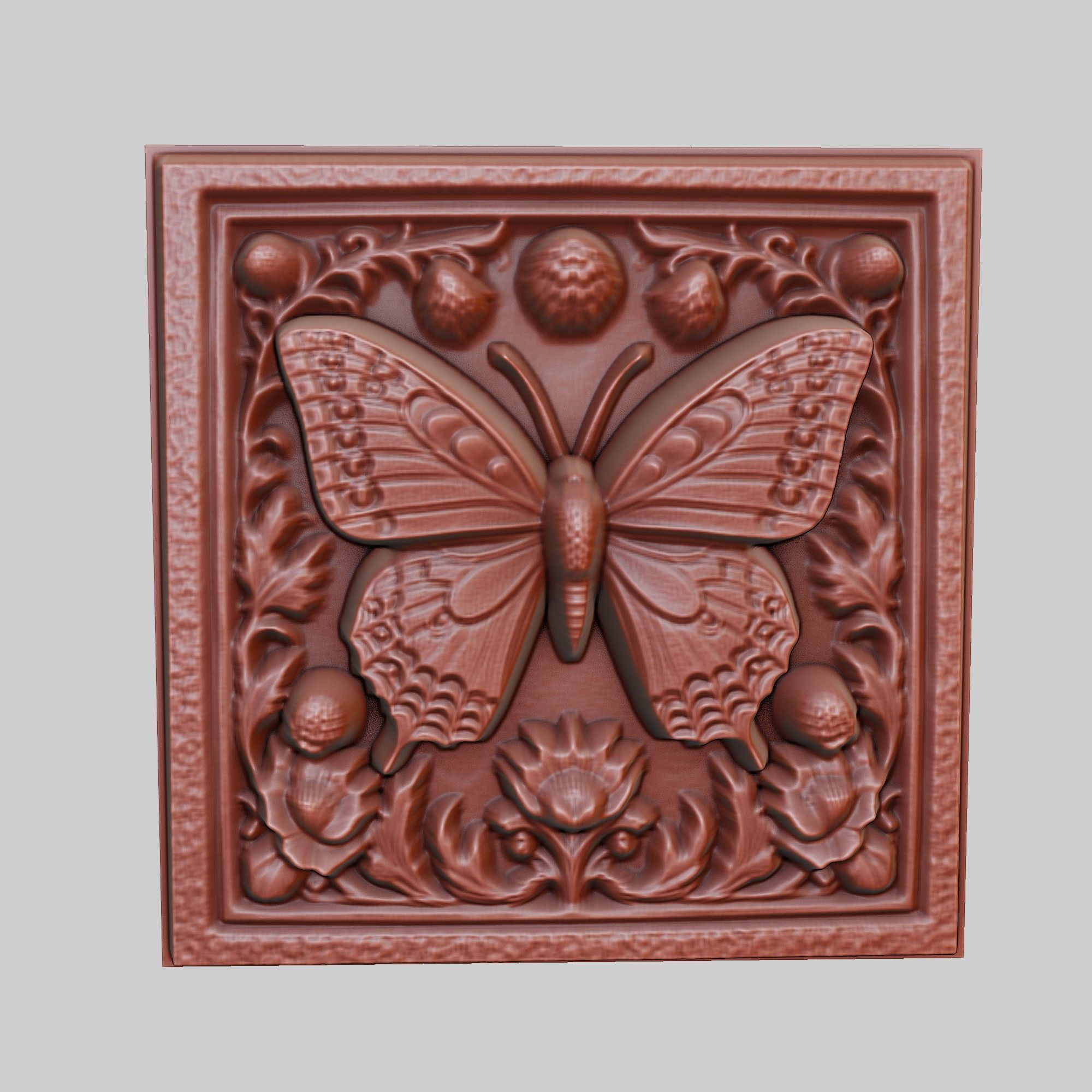 Butterfly Animal 3D print model_2