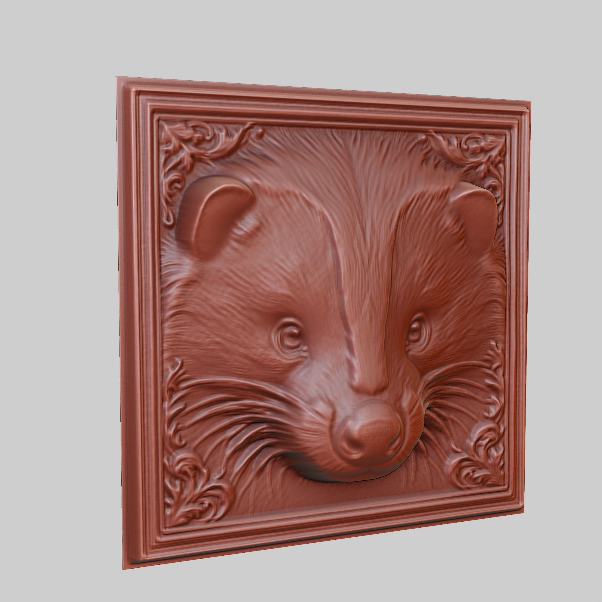 Skunk Animal 3D print model_3