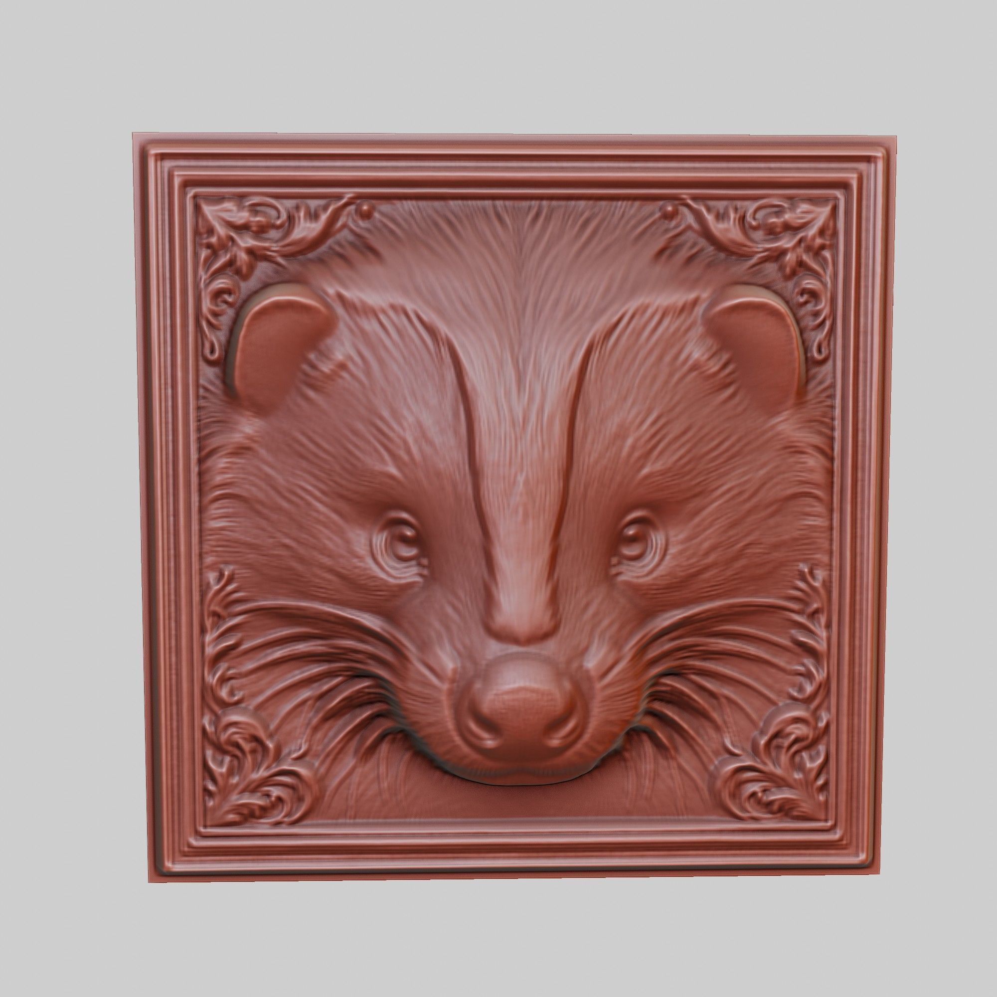 Skunk Animal 3D print model_2