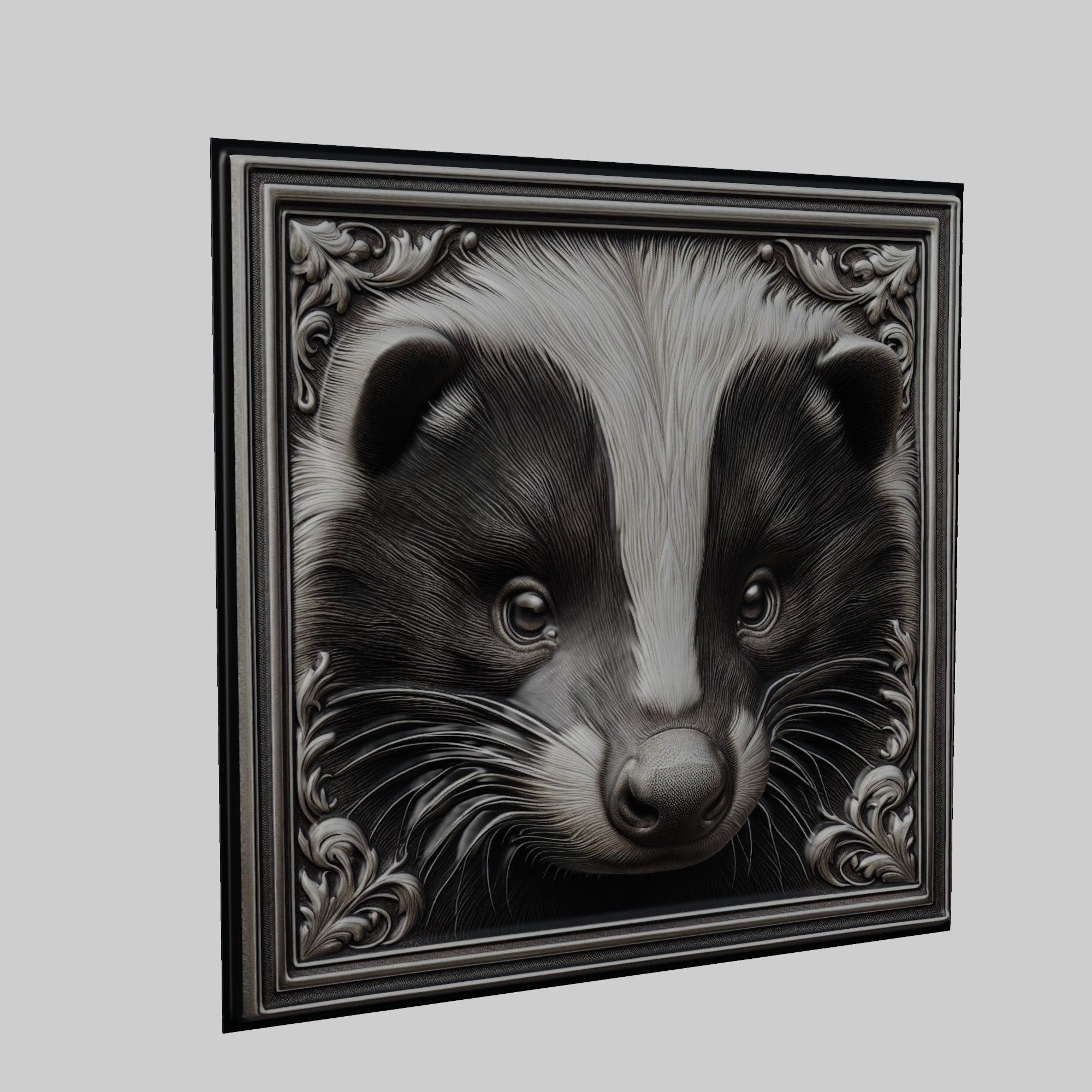 Skunk Animal 3D print model_1