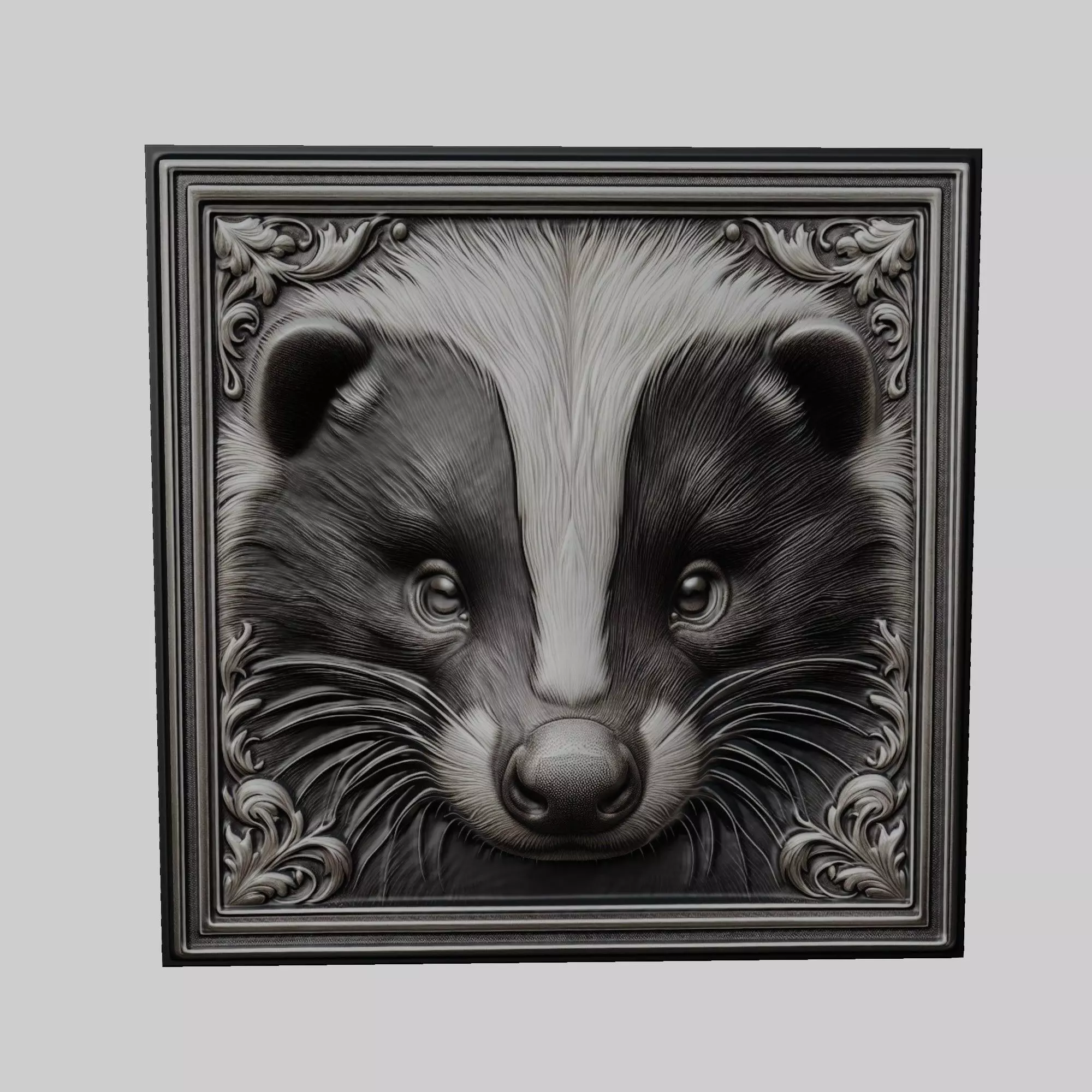 Skunk Animal 3D print model_0