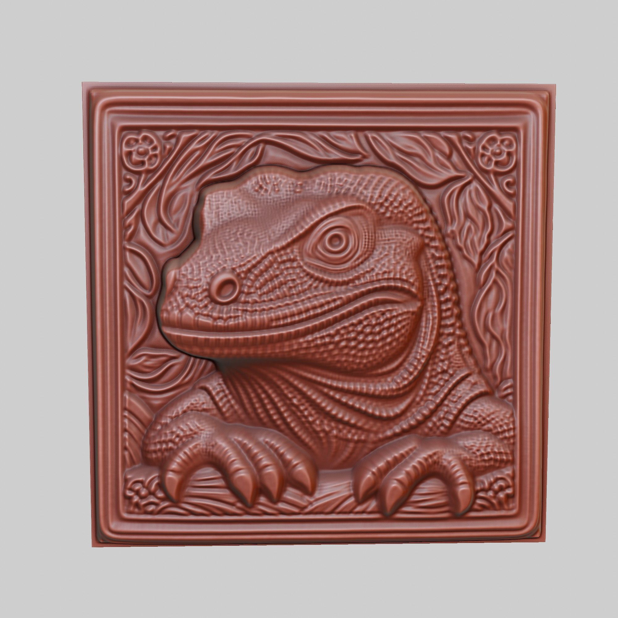 Komodo Dragon Animal 3D print model_2