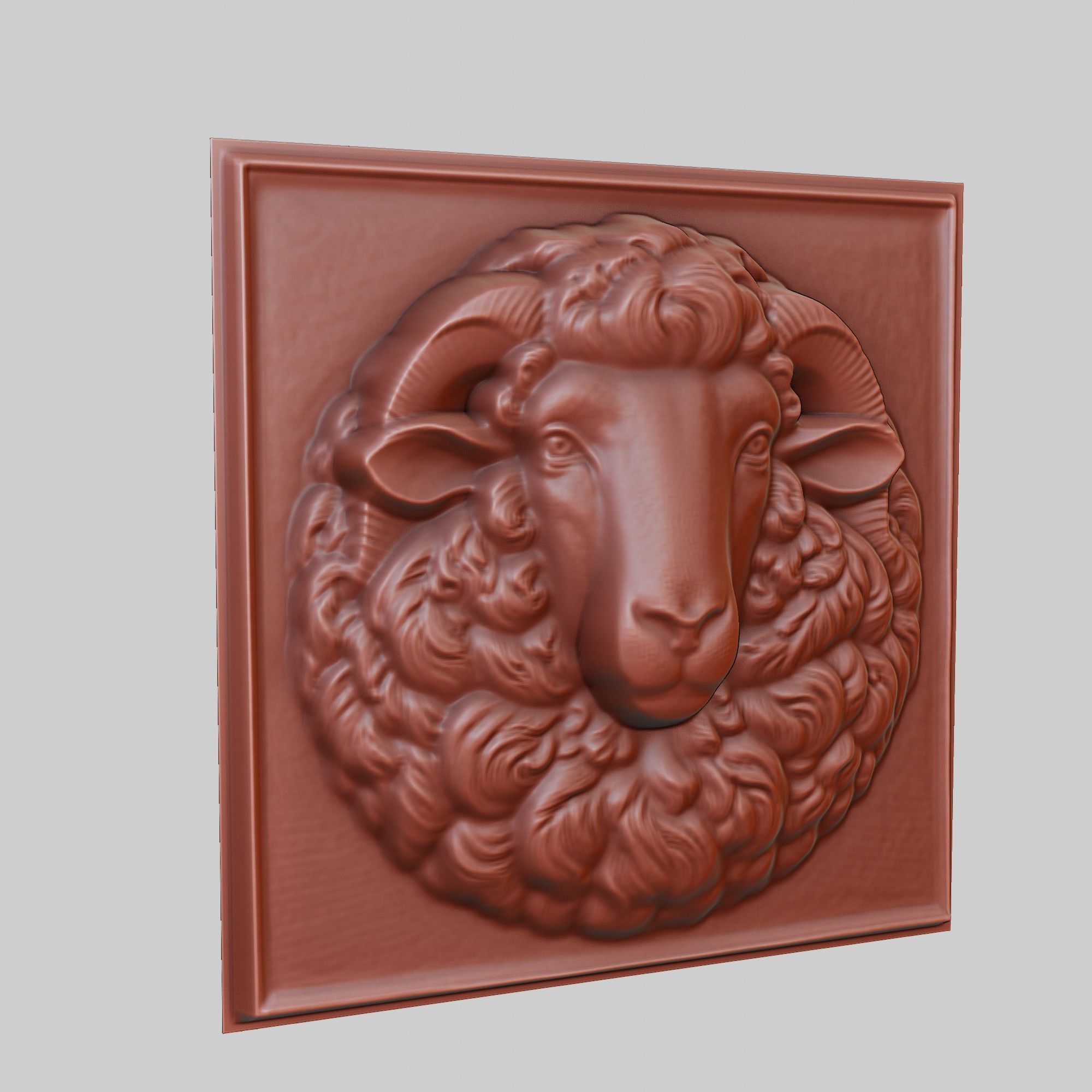 Sheep Animal 3D print model_3