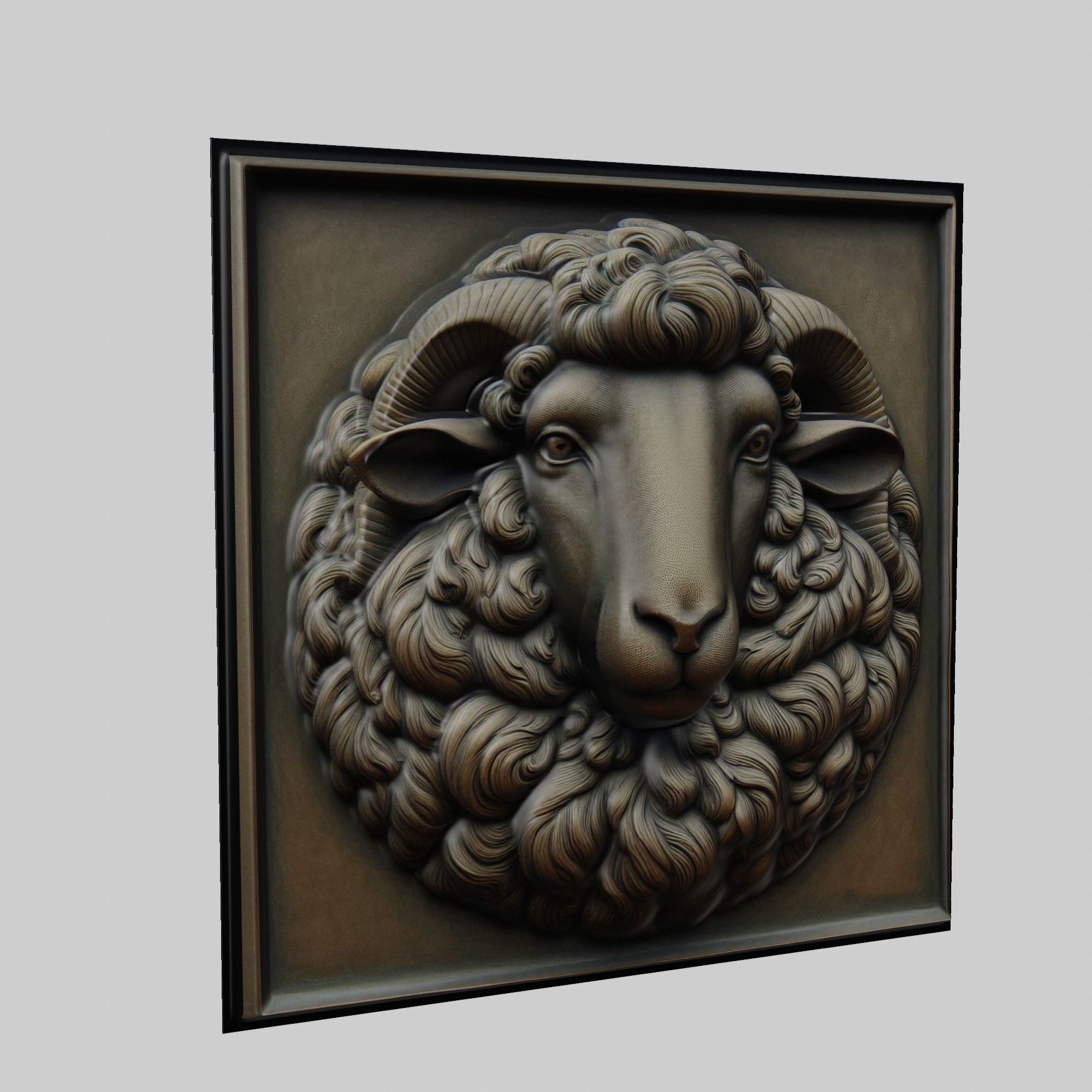 Sheep Animal 3D print model_1