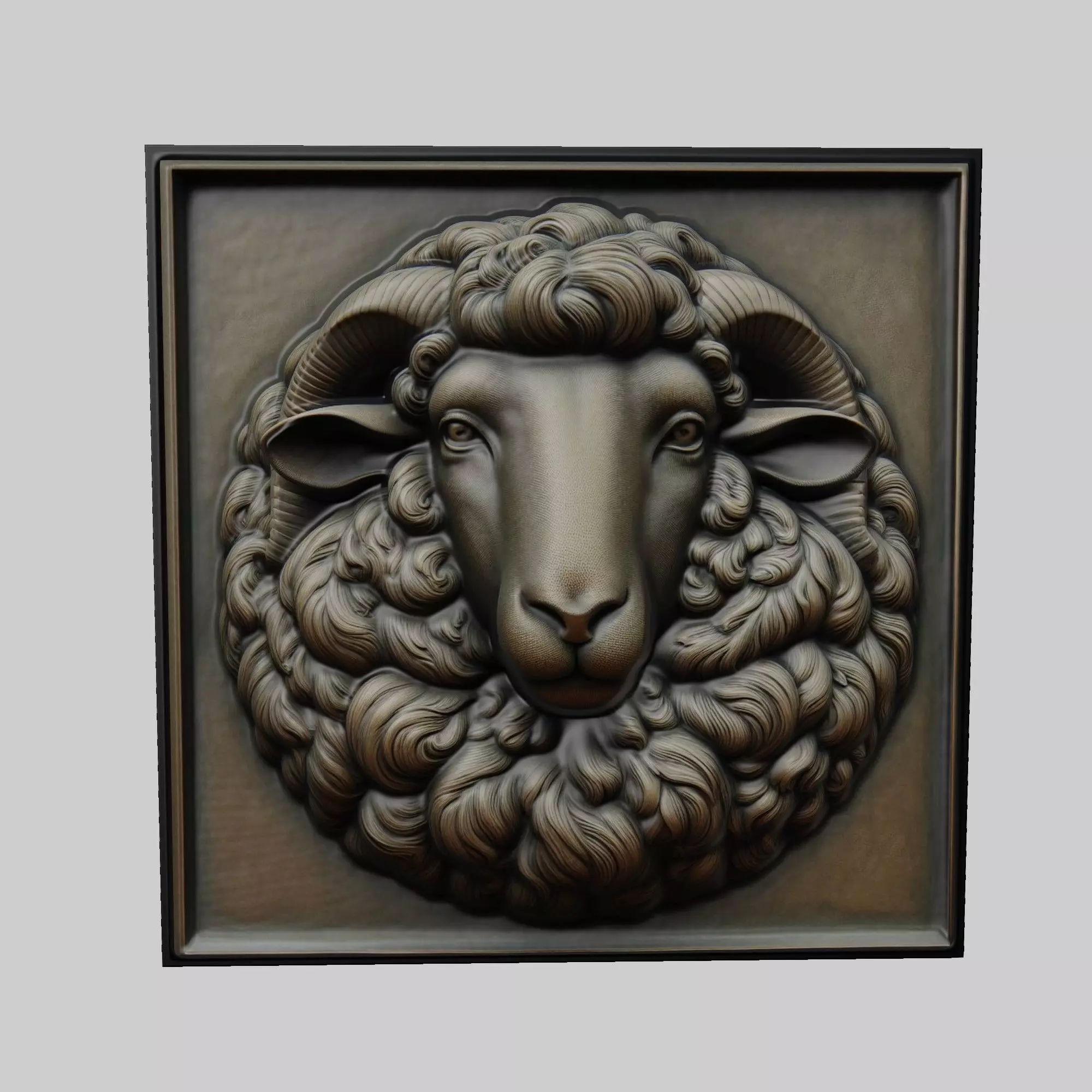 Sheep Animal 3D print model_0