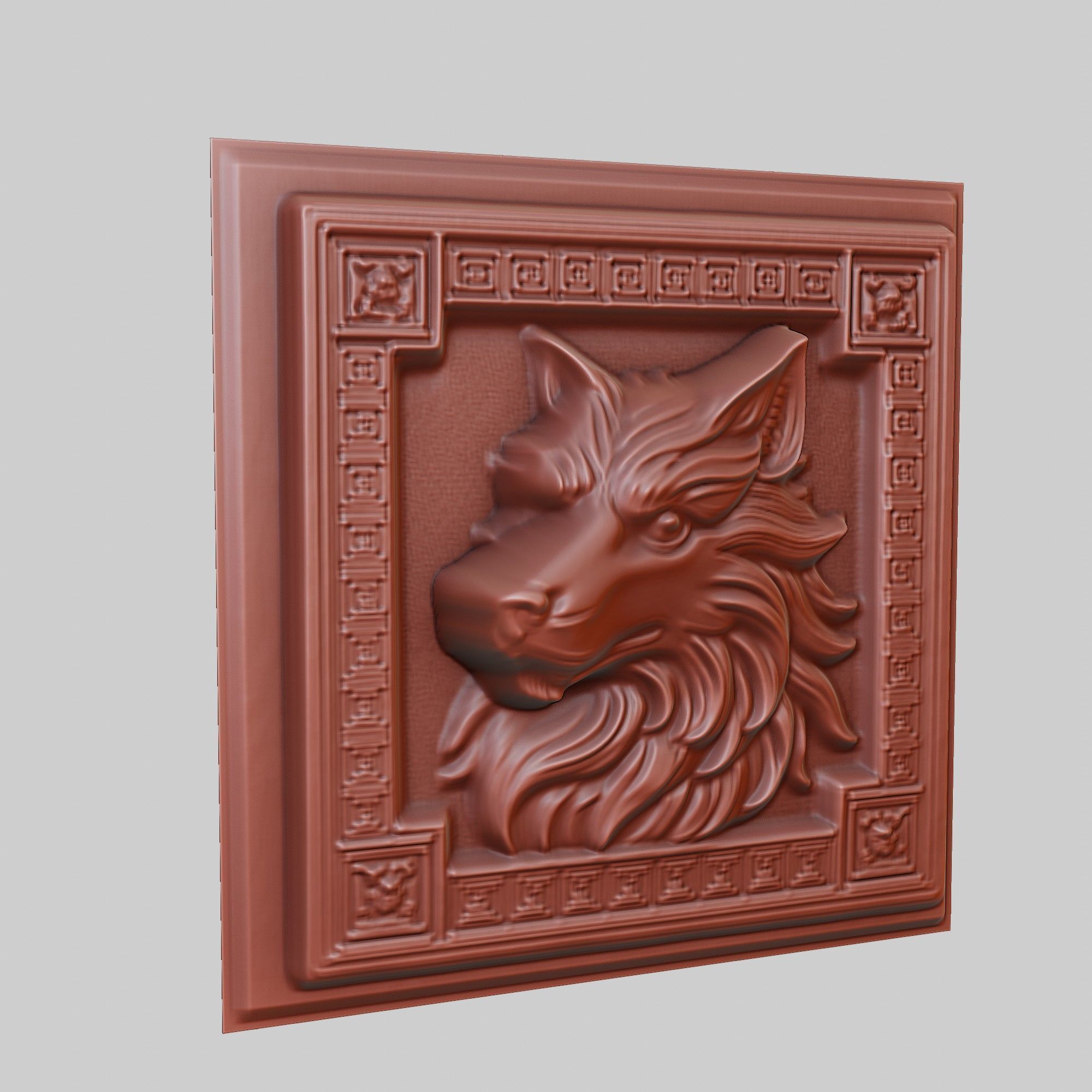 Dog Animal 3D print model_3