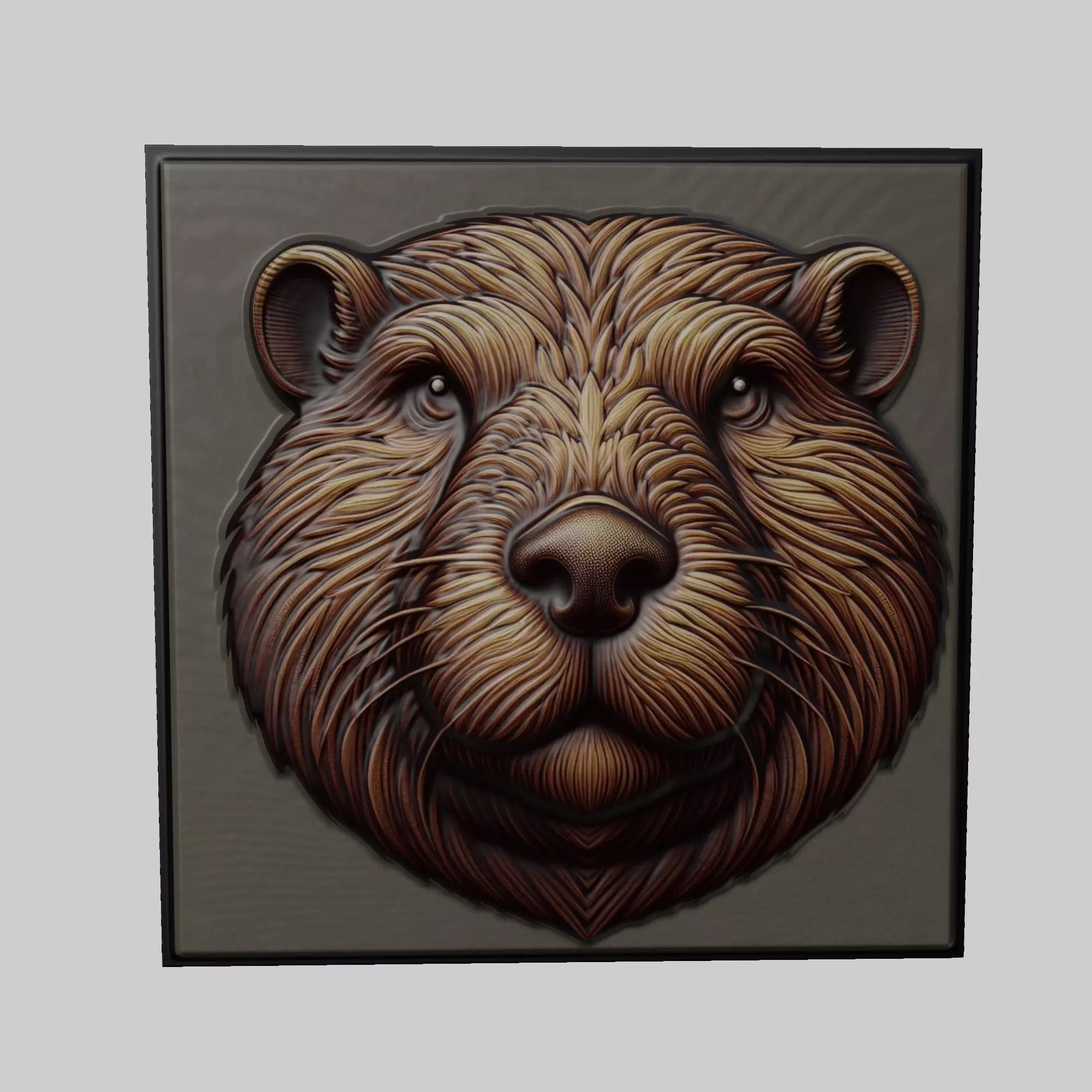 Beaver Animal 3D print model_0