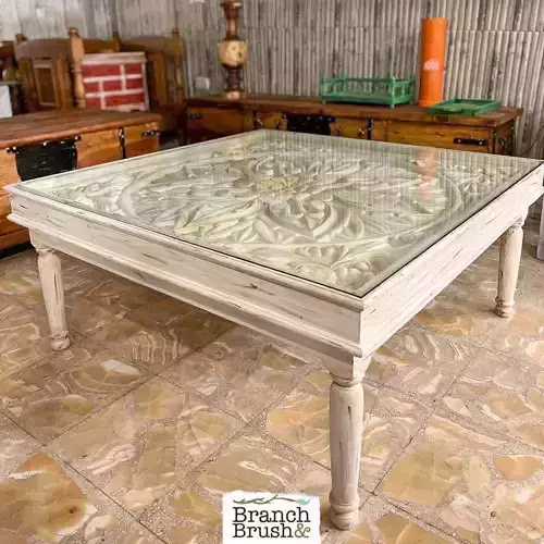 Table mandala carved 3D print model