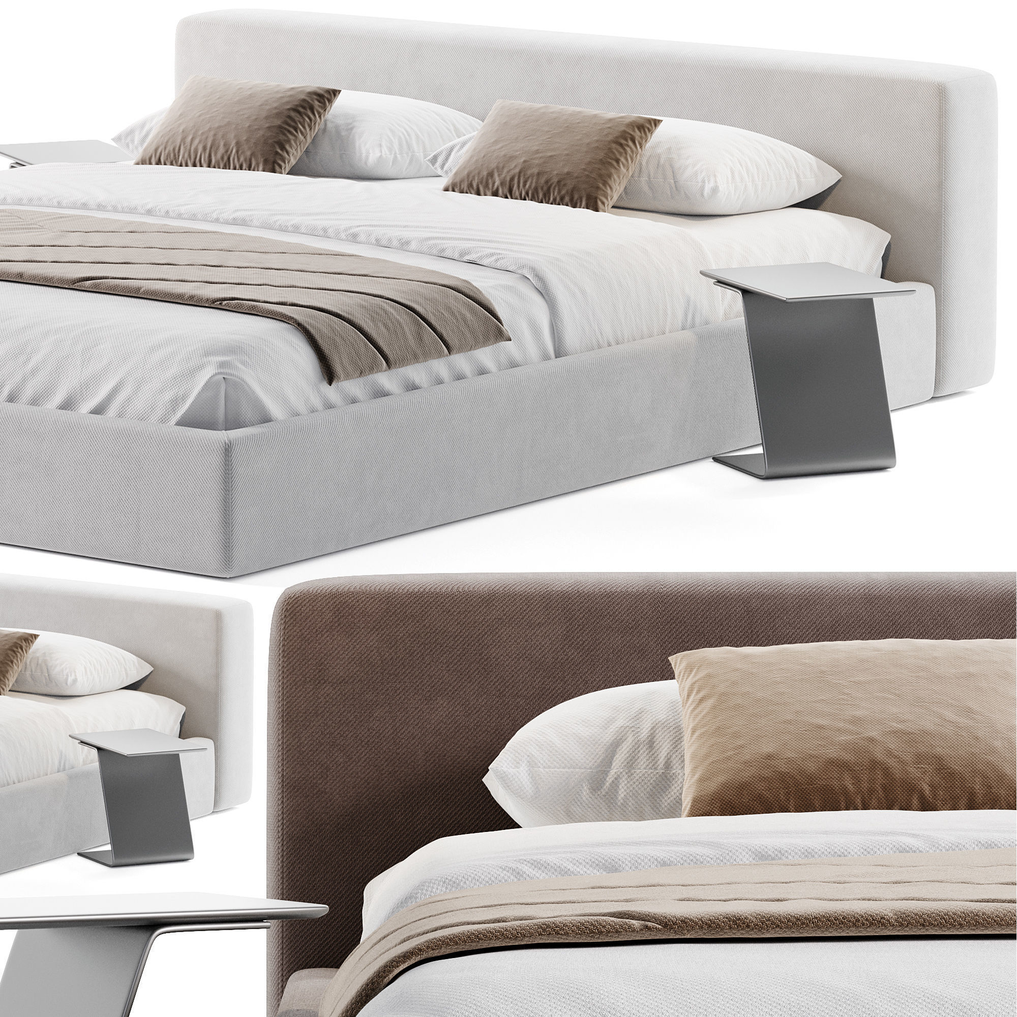 Desiree Kubic 24 Bed 3D model_3