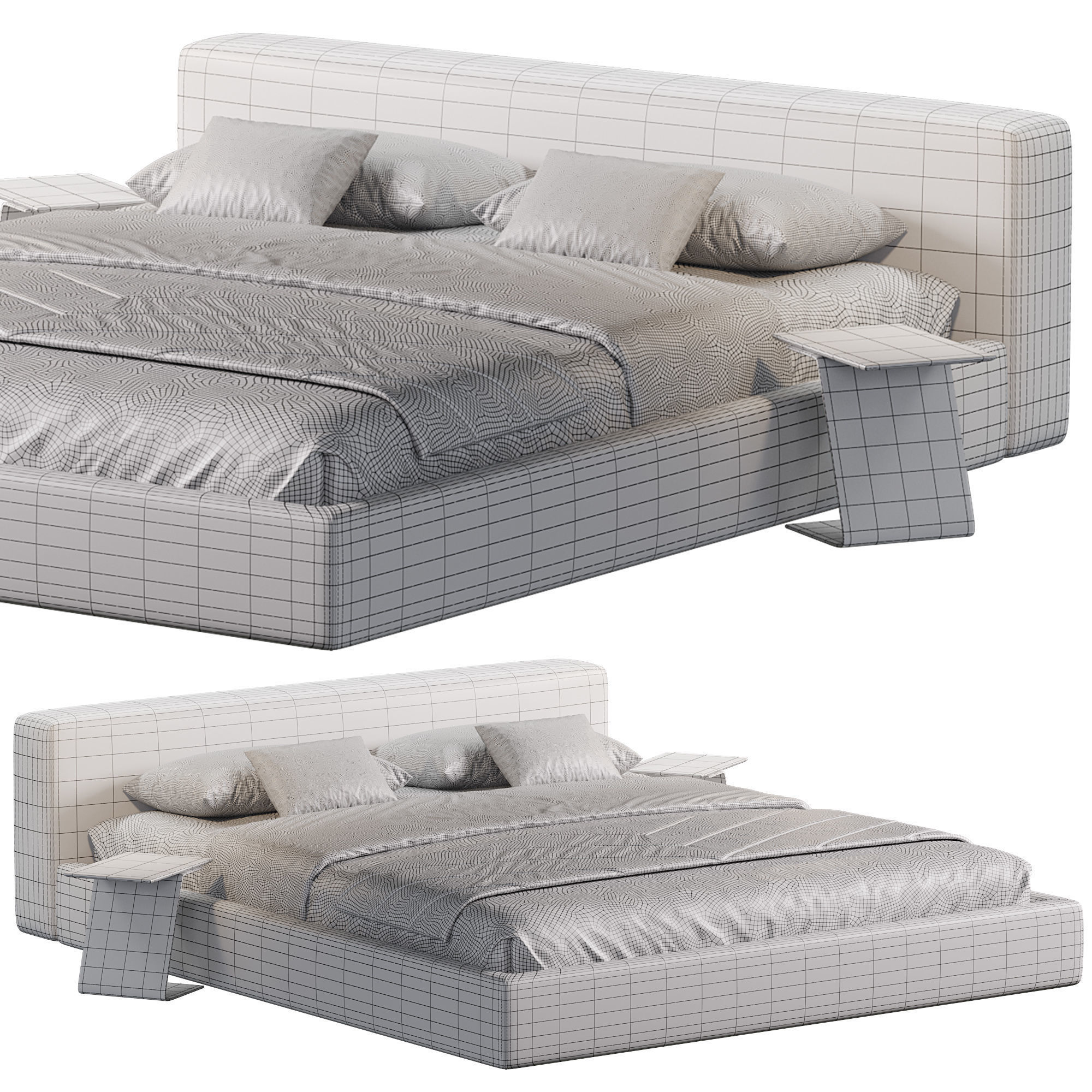 Desiree Kubic 24 Bed 3D model_6