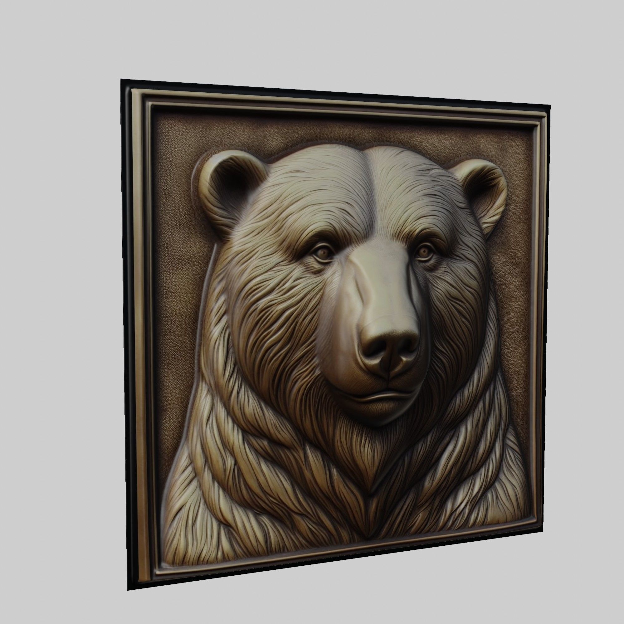 Polar Bear Animal 3D print model_1